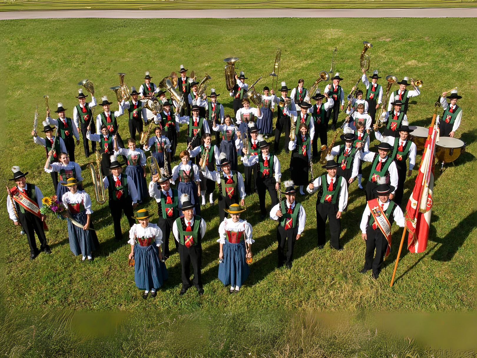 Summer festival of the traditional music band "Musikkapelle Welschnofen" - Dolomites Region Eggental - #1 - suedtirol.info