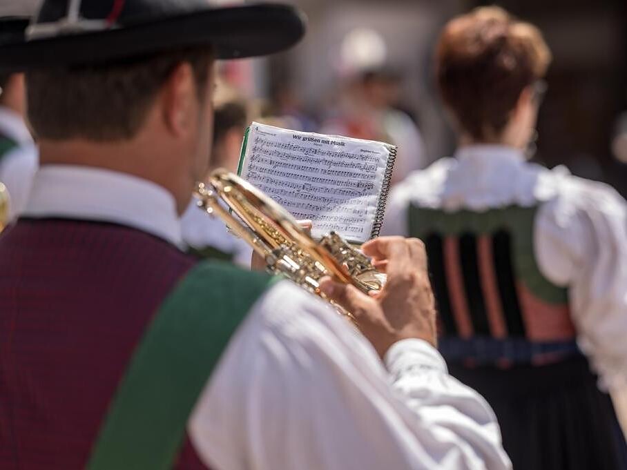 Summer festival of the traditional music band "Musikkapelle Welschnofen" - Dolomites Region Eggental - #2 - suedtirol.info