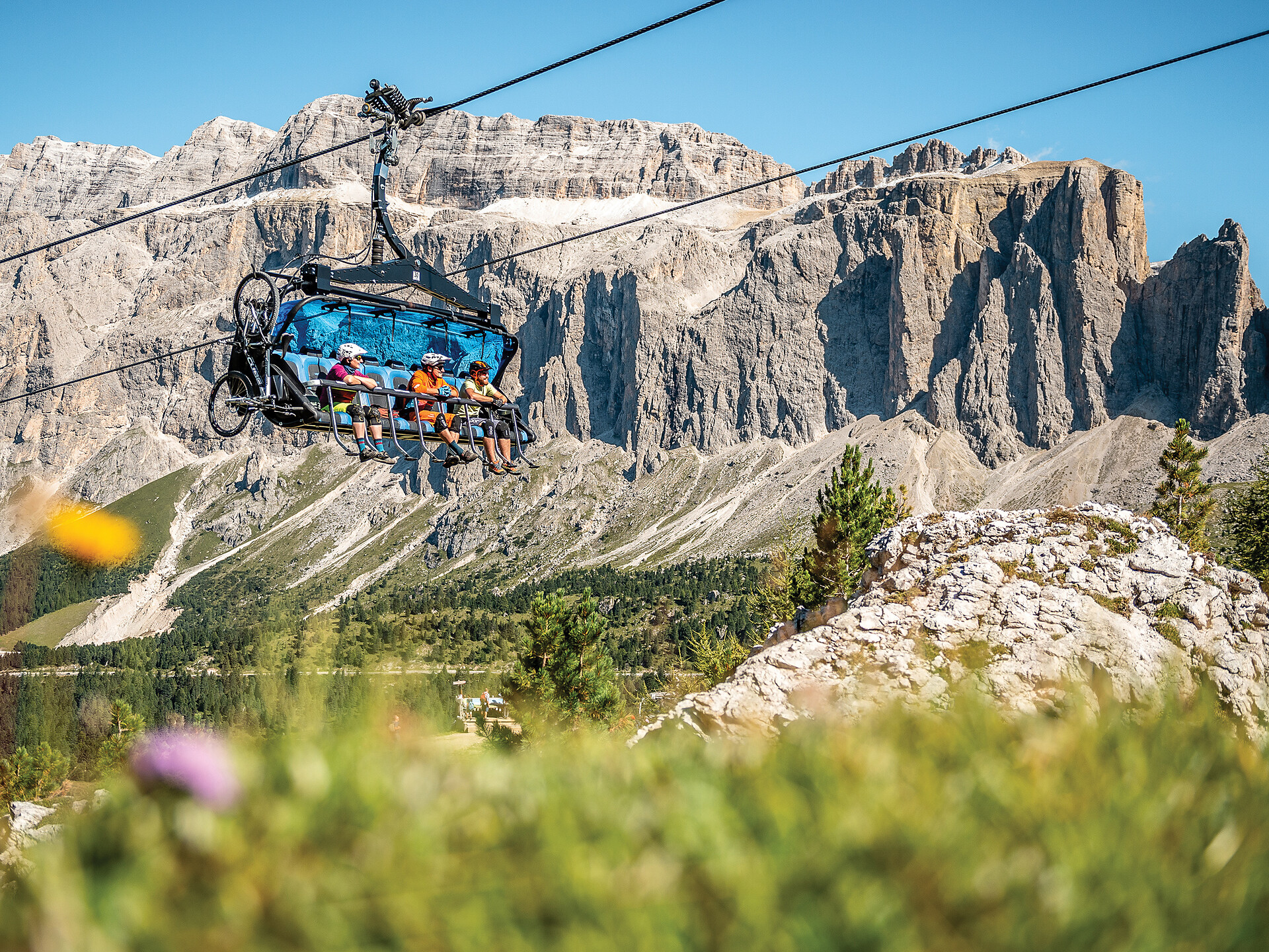 Sellaronda E-Bike Tour gegen den Uhrzeigersinn Wolkenstein 1 suedtirol.info