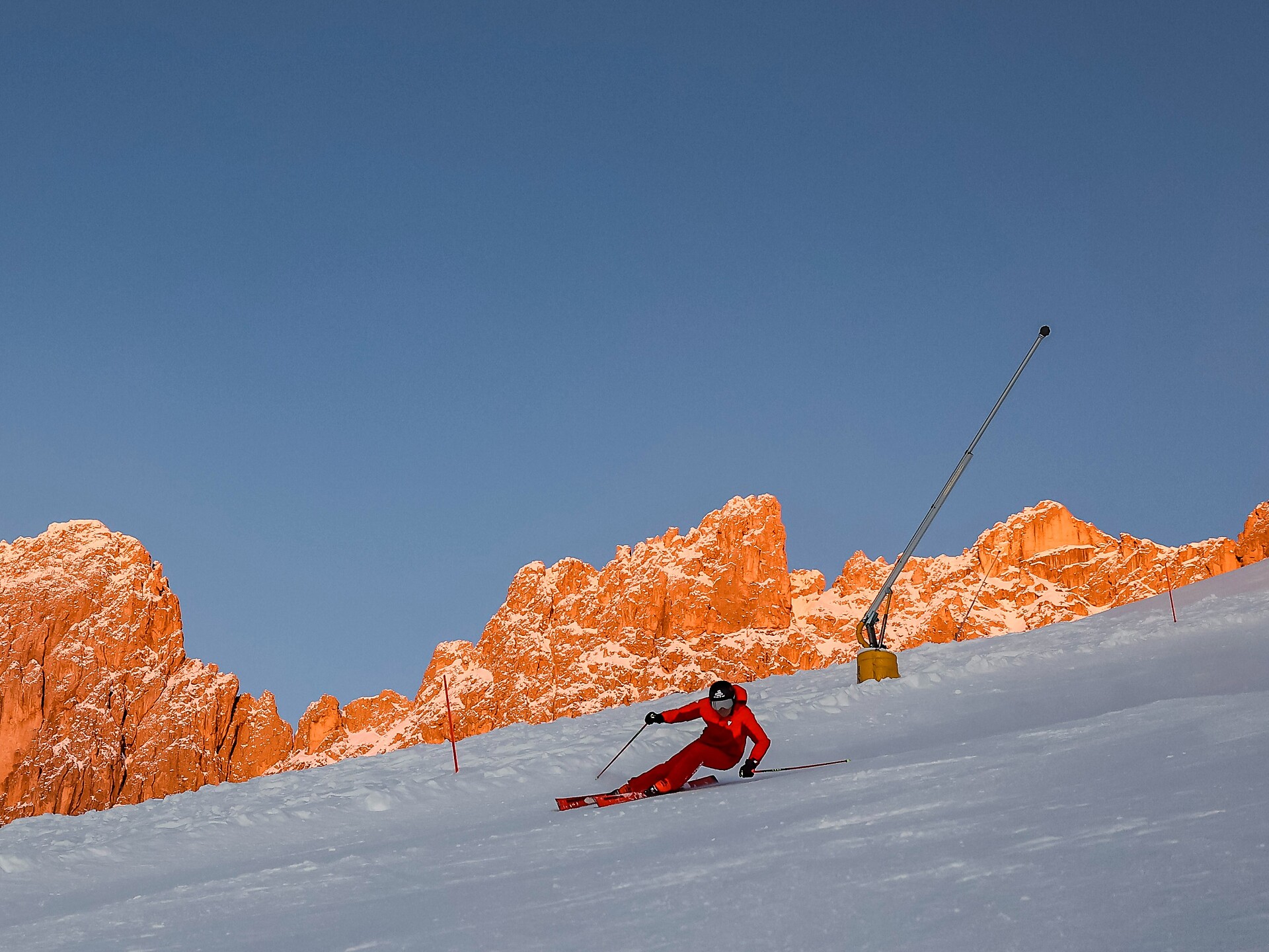 Sunset Skiing Aperitivo alla Laurins Lounge Carezza - Regione dolomitica Val d'Ega - #3 - suedtirol.info