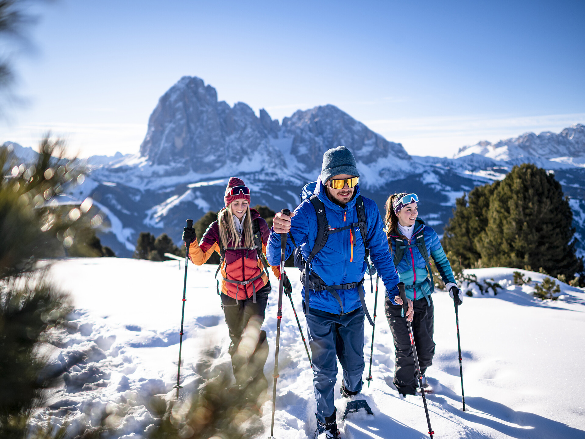 Snowshoeing with the Mountain Guides "Gardena Guides" - Sëurasas - Dolomites Region Val Gardena - #1 - suedtirol.info