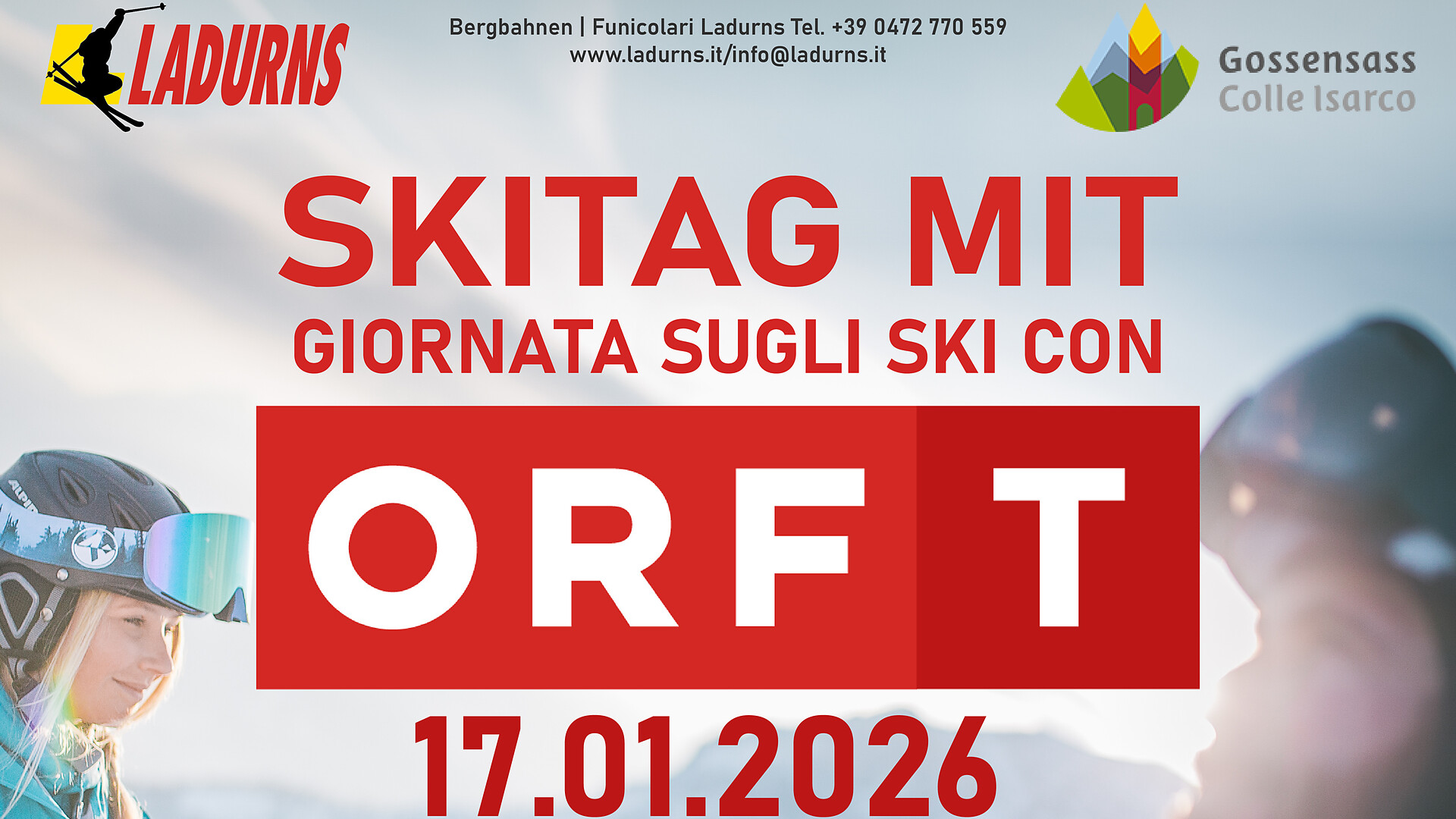 Skiday with ORF Tirol - Sterzing/Vipiteno and environs - #1 - suedtirol.info