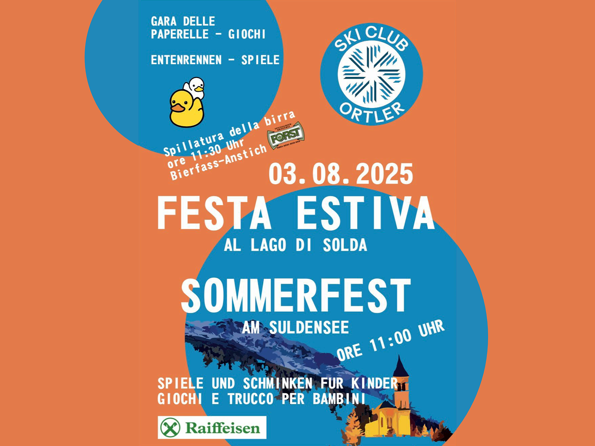 Festa Estiva dello Skiclub Ortler - Val Venosta - #1 - suedtirol.info