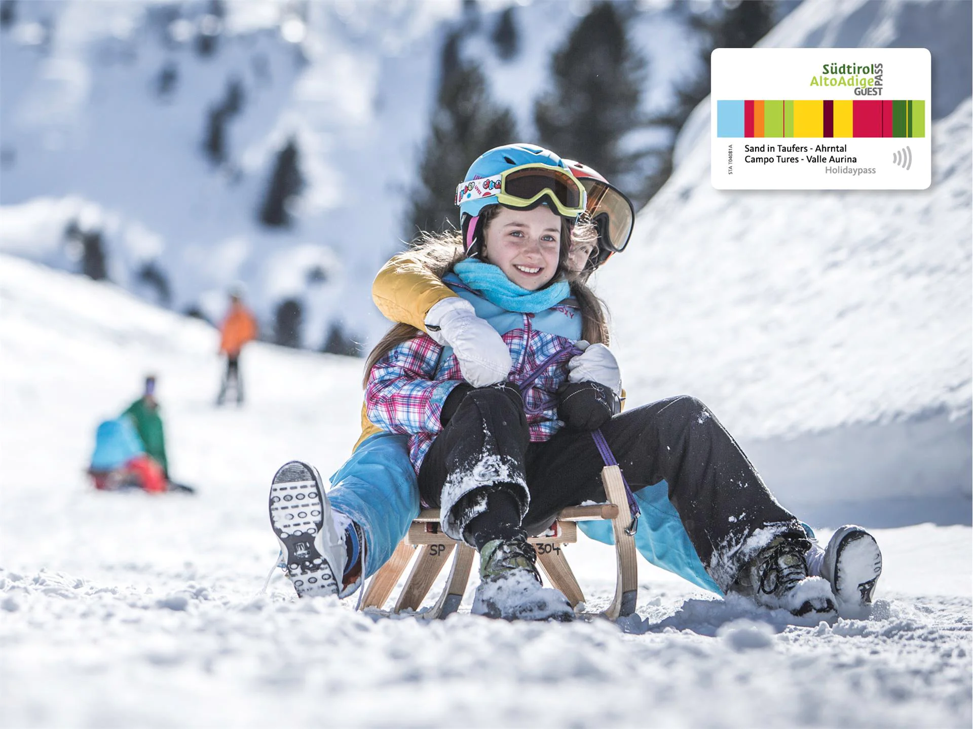 SPEIKBODEN | With a sledding guide to Luttach - 10km long Sand in Taufers/Campo Tures 1 suedtirol.info