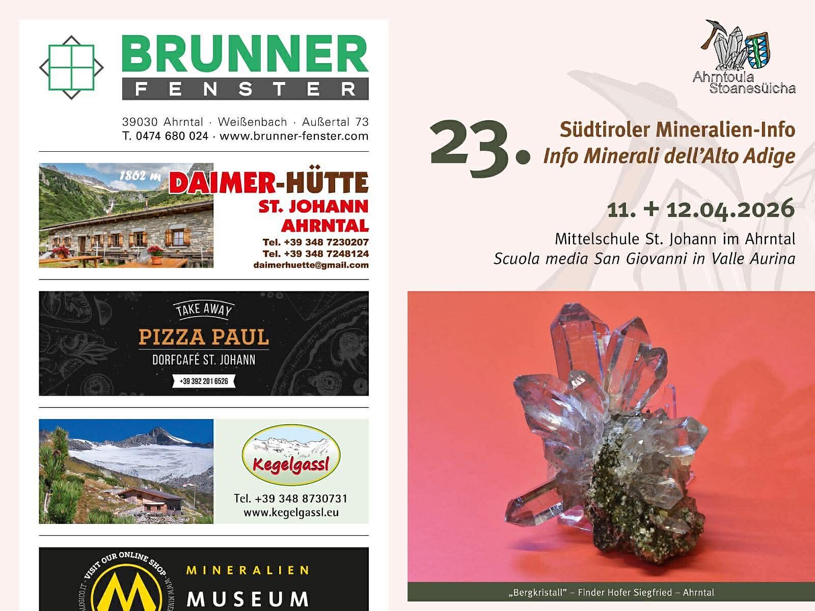 Info Minerali dell'Alto Adige - Valle Aurina - #1 - suedtirol.info