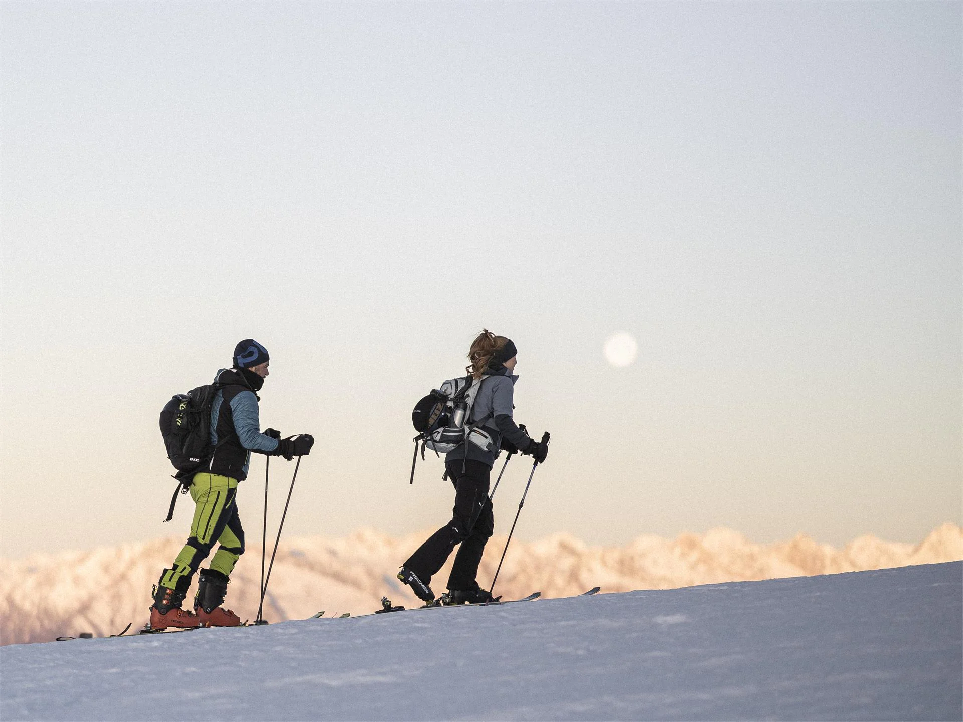 Conoscere lo sci d'alpinismo al Corno del Renon Renon 3 suedtirol.info