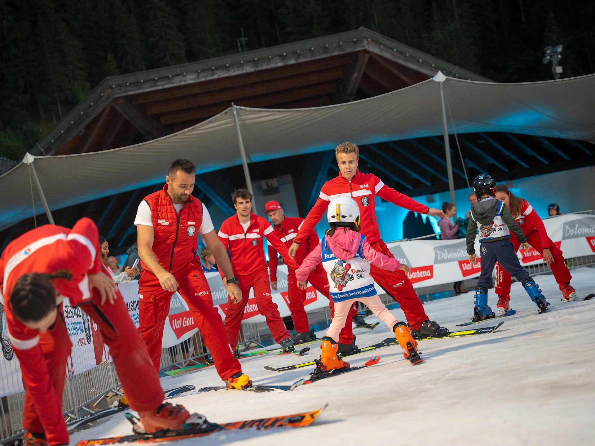 Snow festival with the Ski & Snowboard School S. Cristina S.Crestina Gherdëina/Santa Cristina Val Gardana 1 suedtirol.info