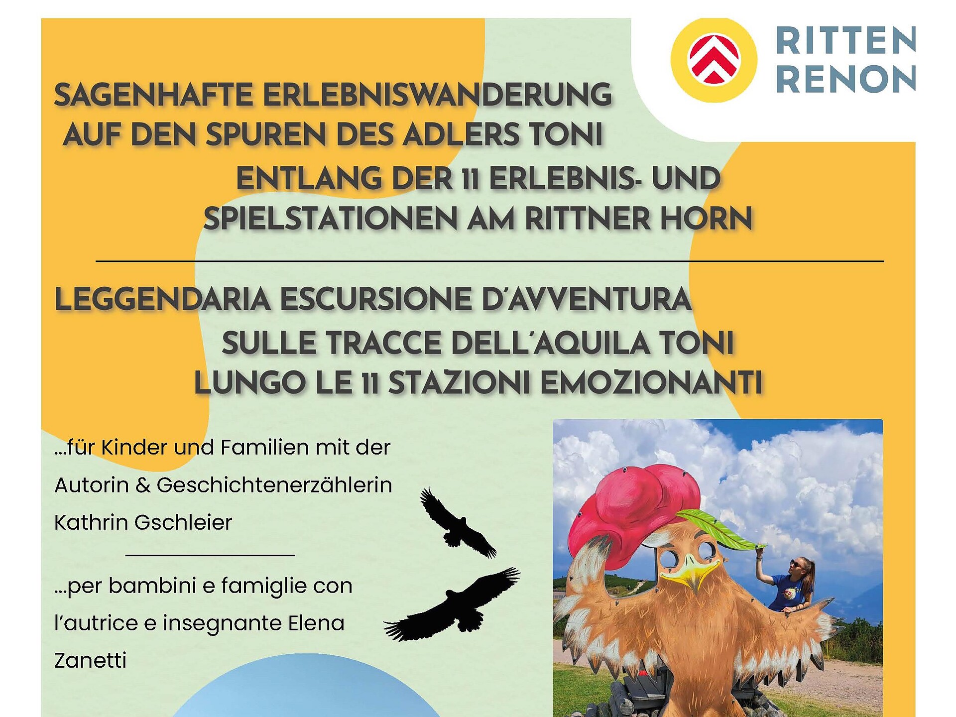 Leggendaria escursione d'avventura, le avventure dell' aquila Toni - Bolzano e dintorni - #2 - suedtirol.info