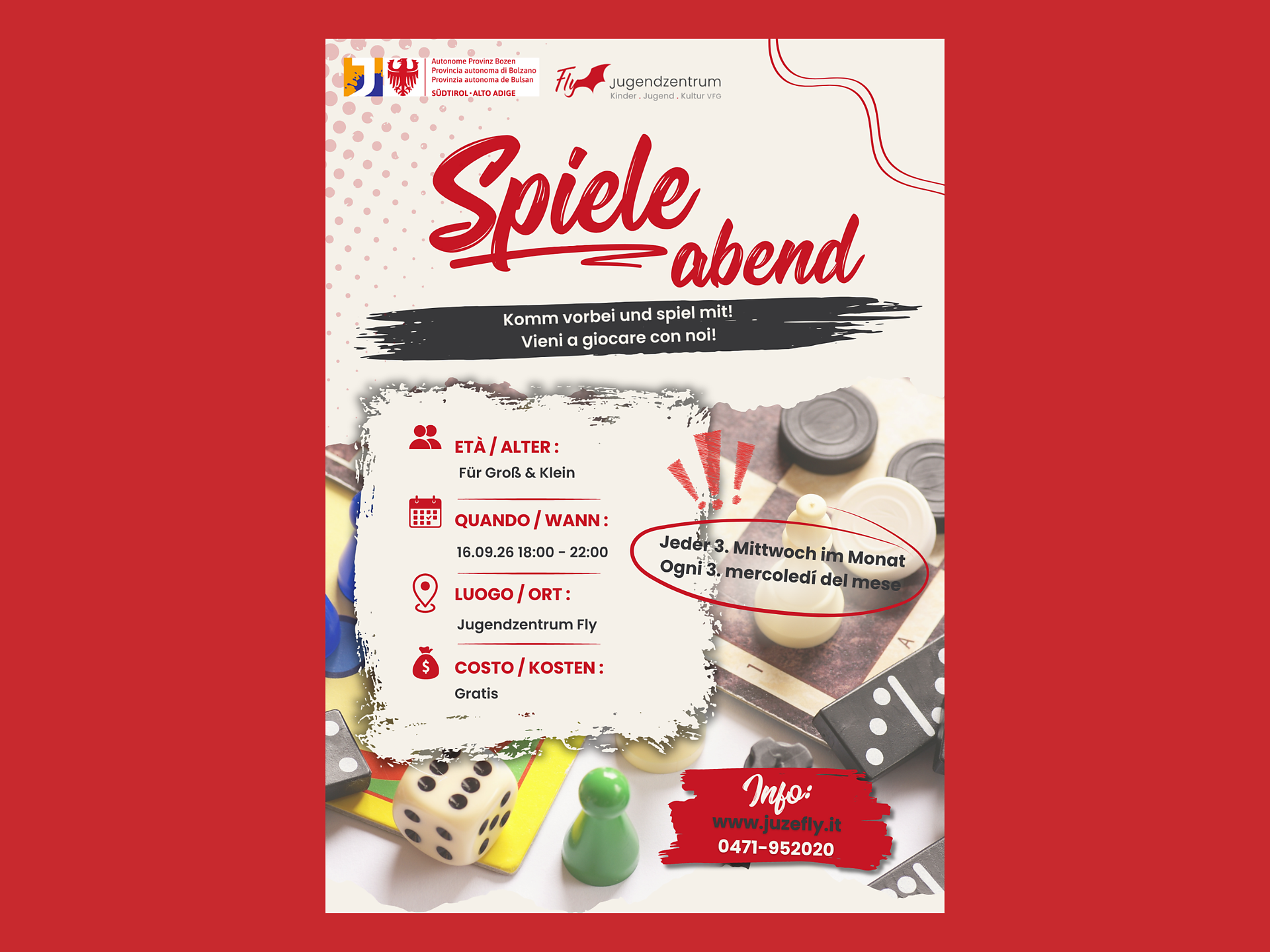 Spieleabend - Bozen und Umgebung - #1 - suedtirol.info