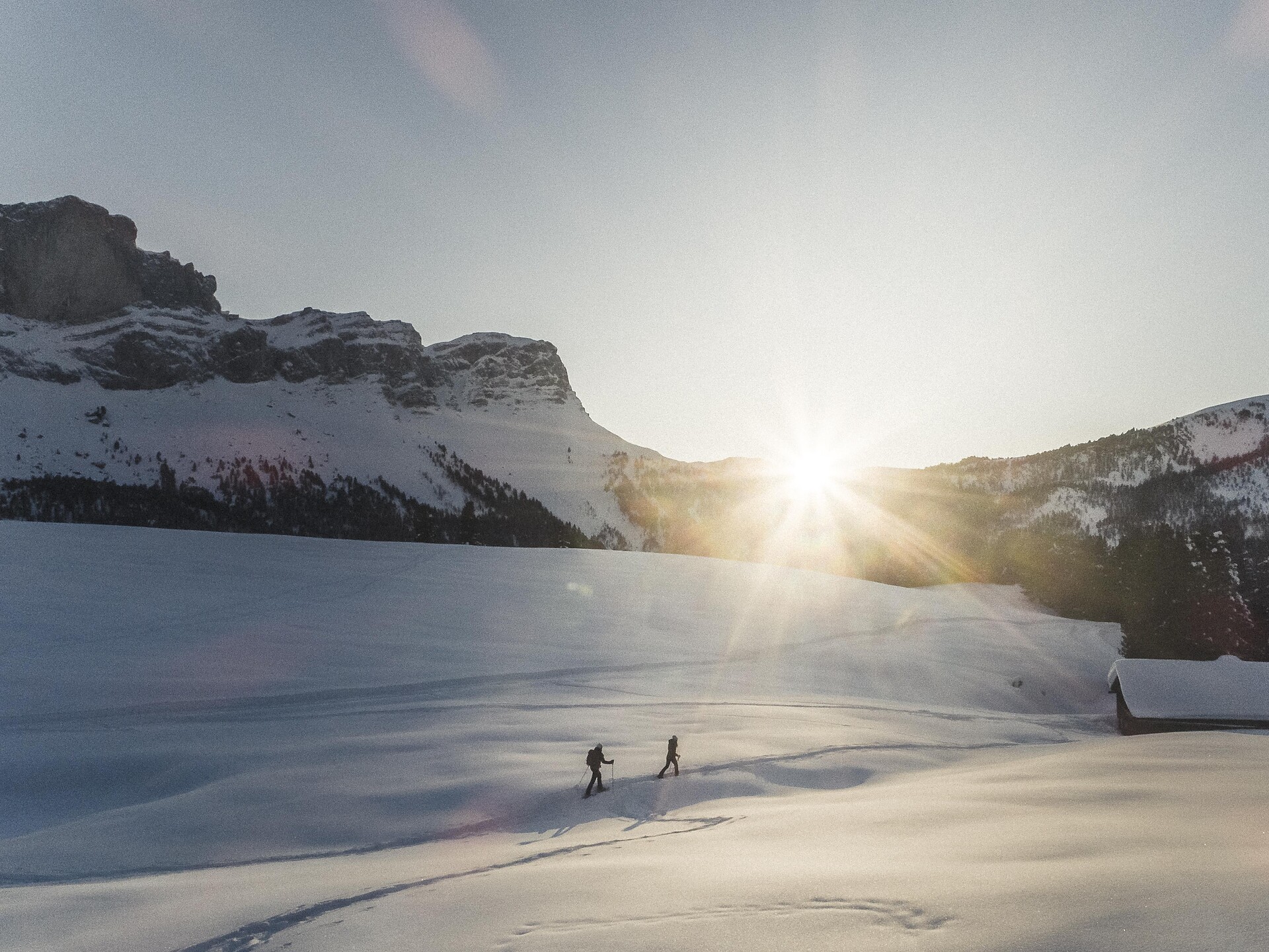 Geführte Schneeschuh-Tour den Raschötzkamm entlang - Dolomitenregion Villnösstal - #2 - suedtirol.info