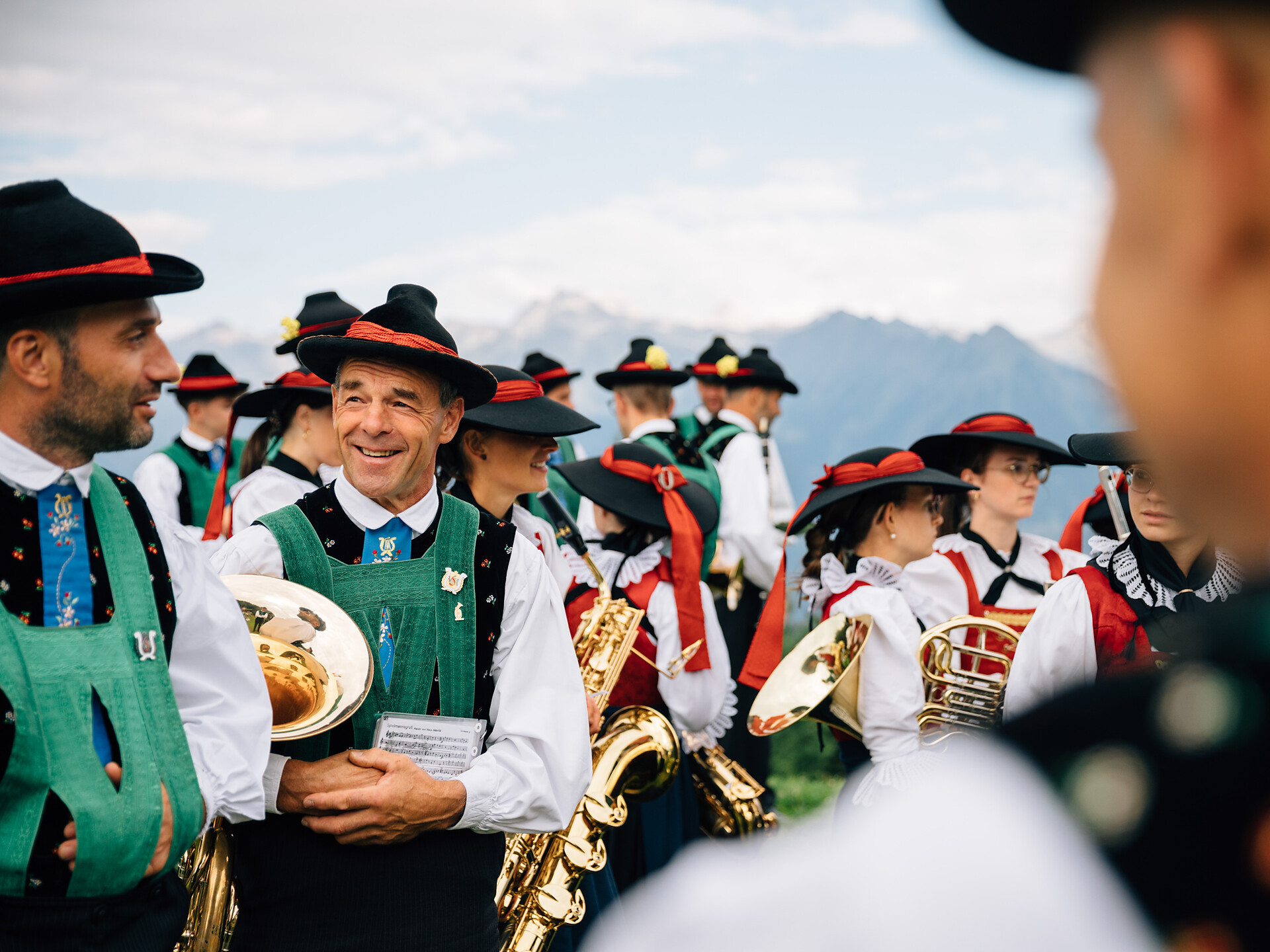 Concerto in piazza del paese della banda musicale d'Avelengo - Merano e dintorni - #1 - suedtirol.info