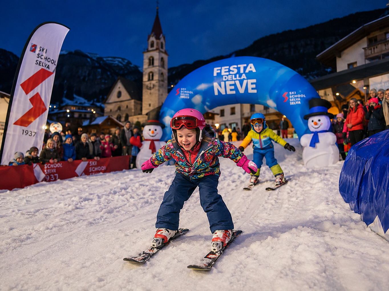 Festa della Neve con la Scuola di Sci Selva - Regione dolomitica Val Gardena - #1 - suedtirol.info