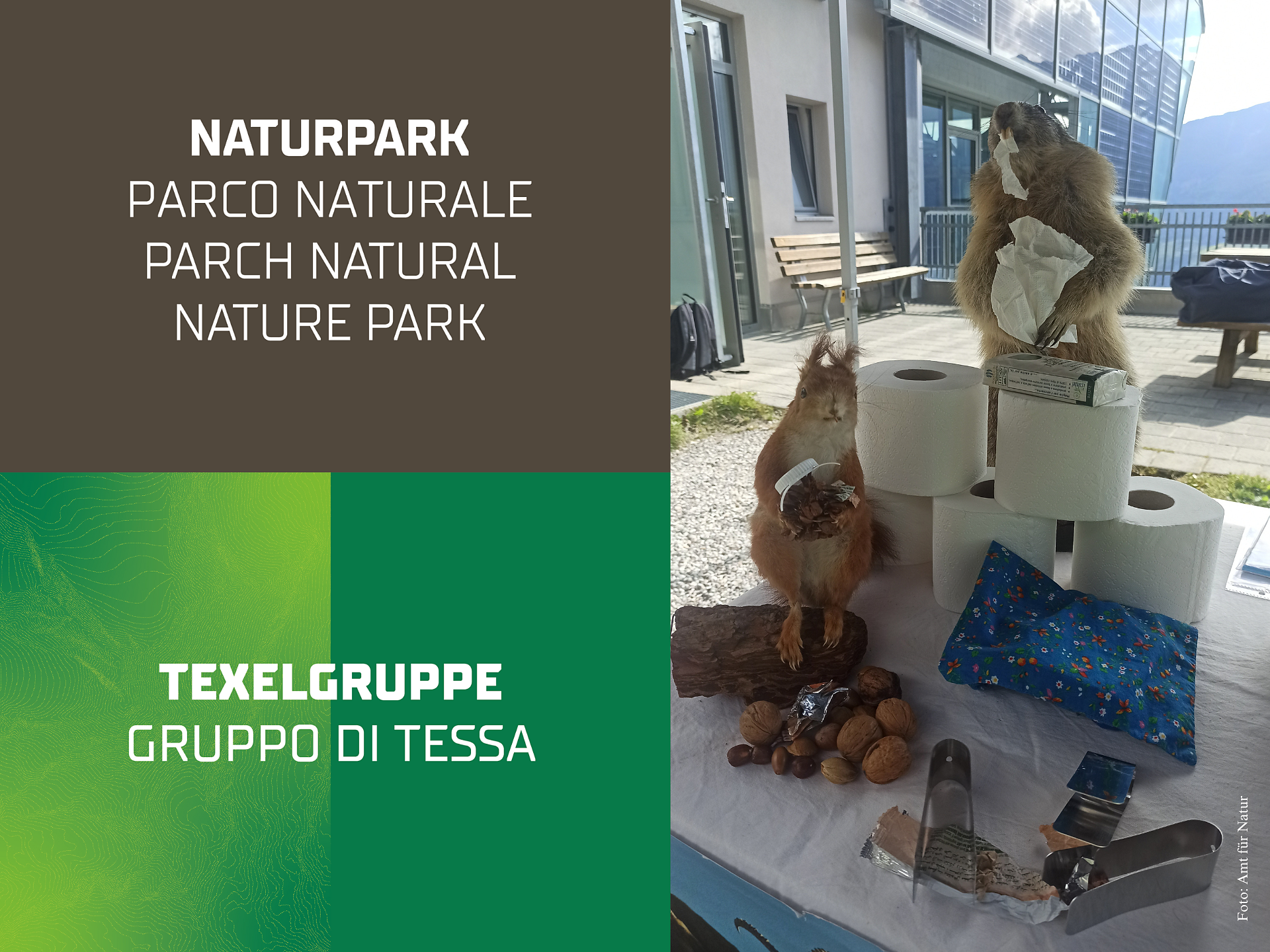 Südtirol CleanUP Days 2026 - Infostand vor dem Naturparkhaus Texelgruppe - Meran und Umgebung - #2 - suedtirol.info