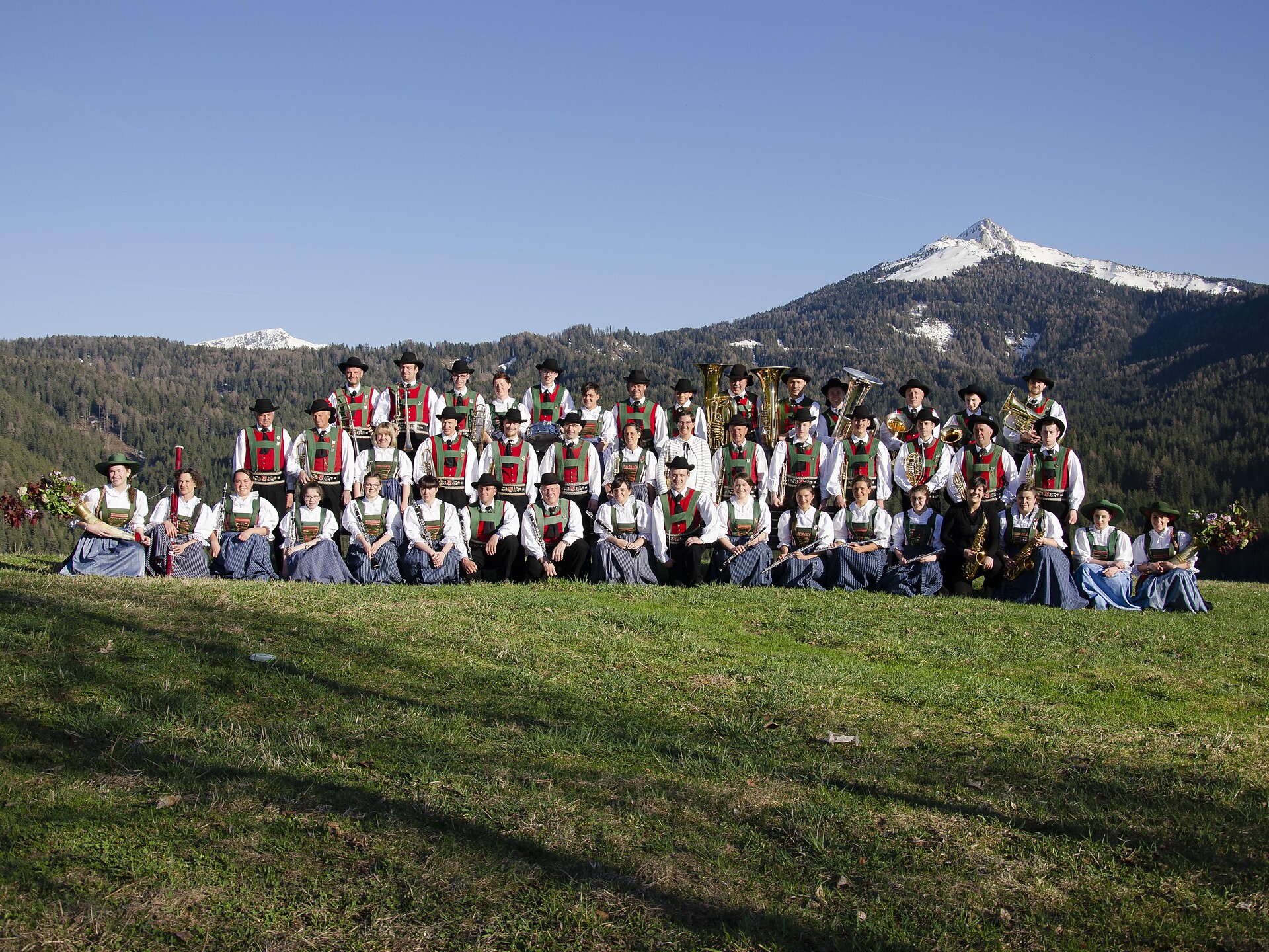 Concerto estivo della banda musicale di Monte San Pietro - Regione dolomitica Val d'Ega - #1 - suedtirol.info