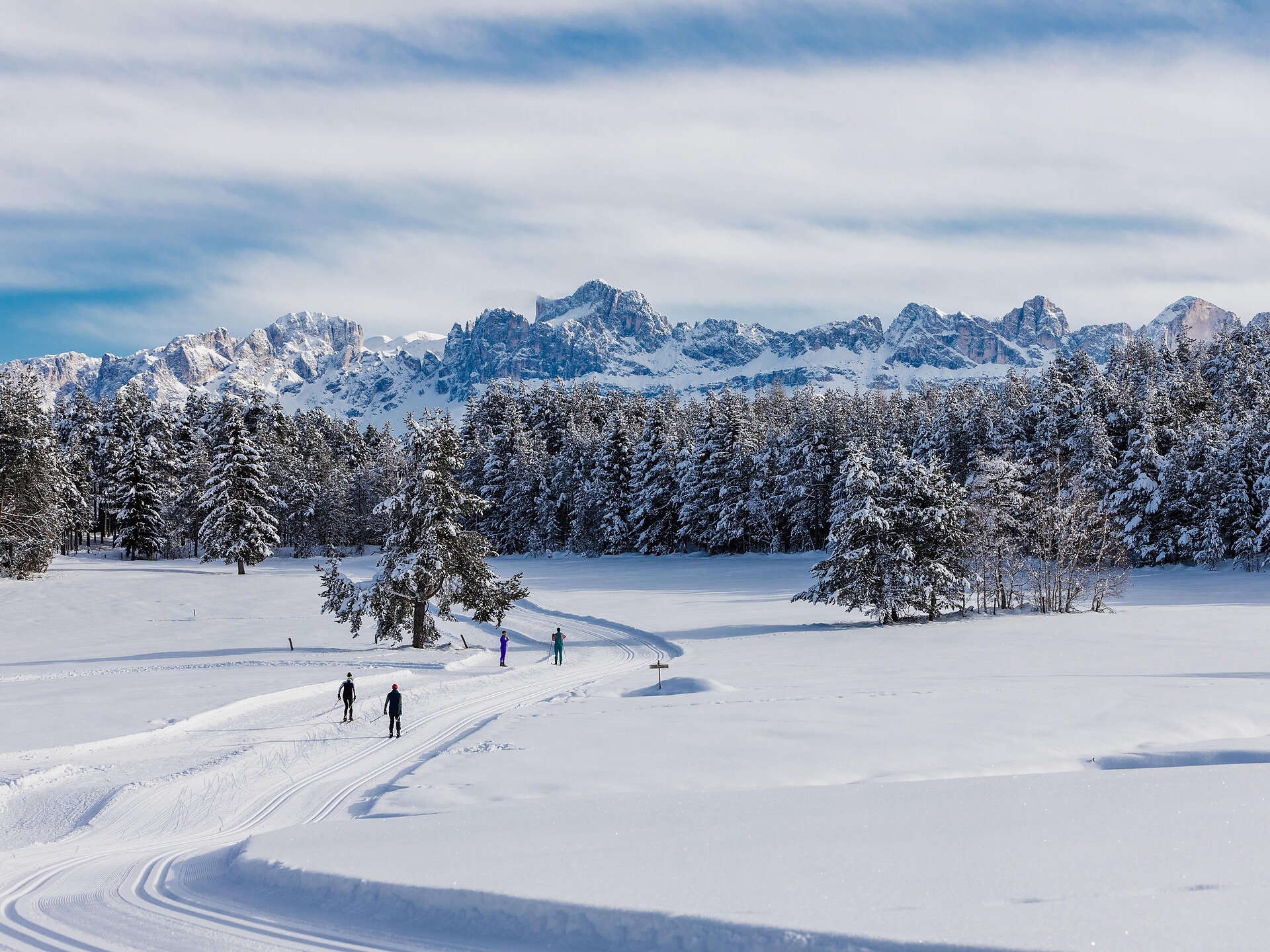 Schnupperkurs Langlaufen - Dolomitenregion Eggental - #3 - suedtirol.info
