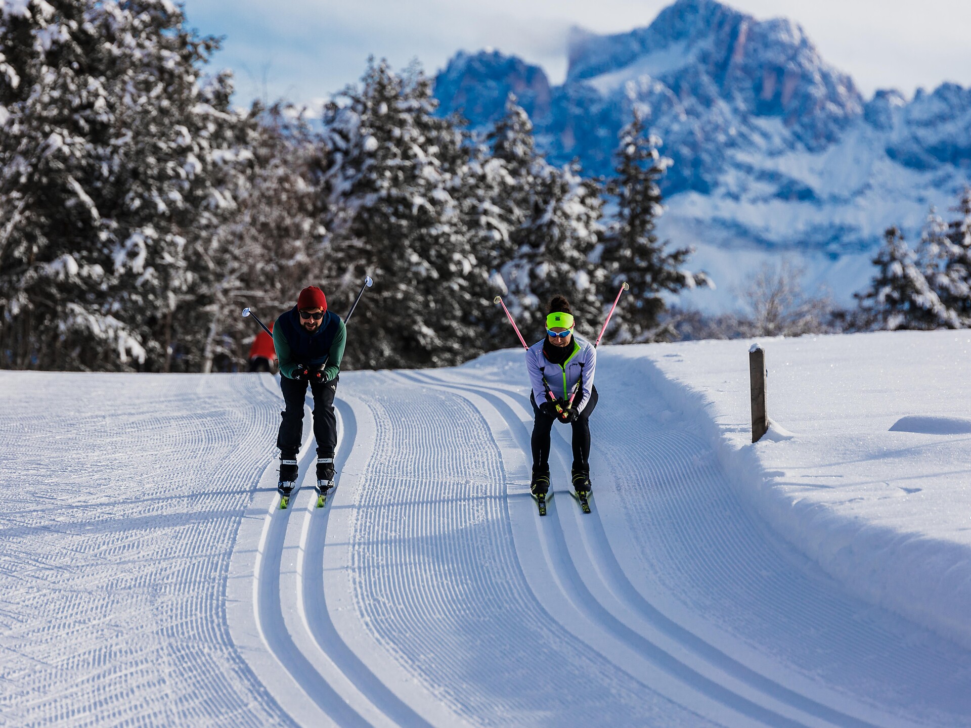 Schnupperkurs Langlaufen - Dolomitenregion Eggental - #2 - suedtirol.info