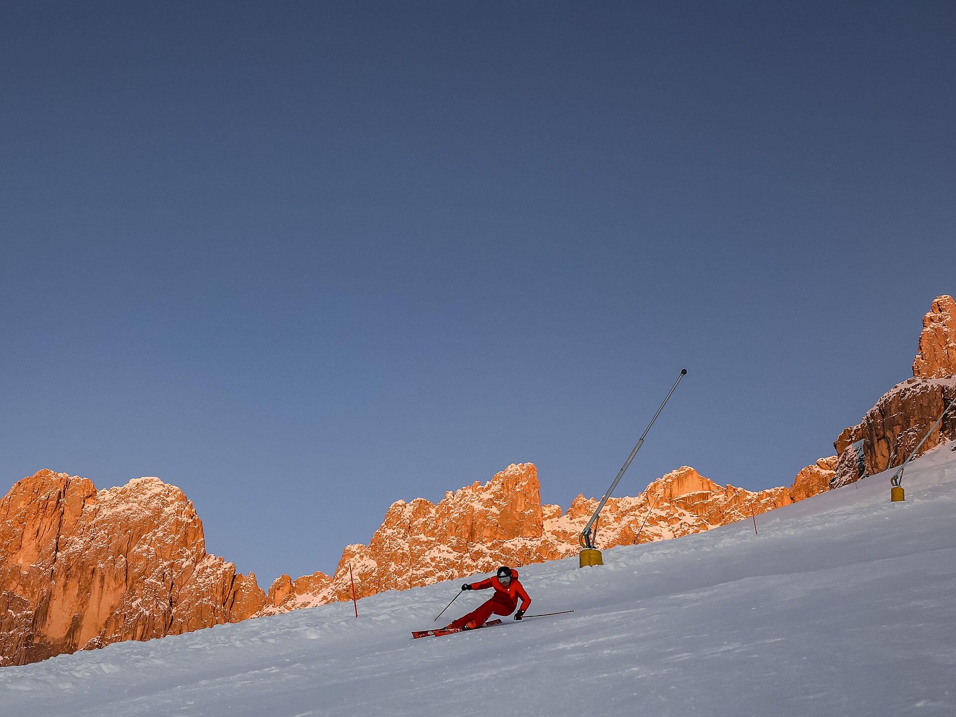 Sunset Skiing Aperitivo alla Laurins Lounge Carezza - Regione dolomitica Val d'Ega - #3 - suedtirol.info