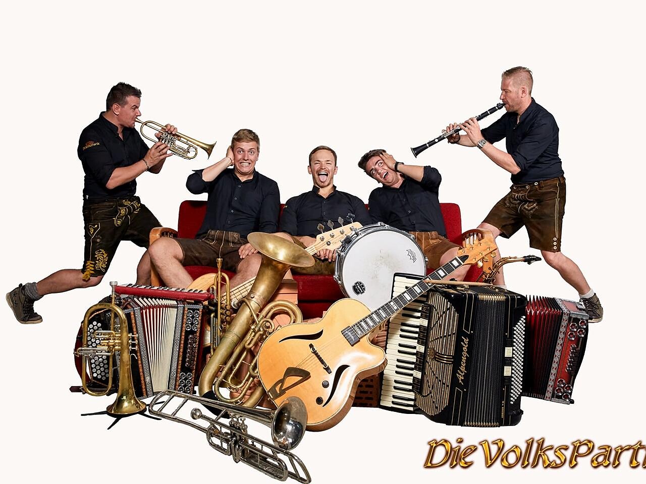 Serata d'estate il gruppo "Die VolksPartie" a Schenna - Merano e dintorni - #1 - suedtirol.info