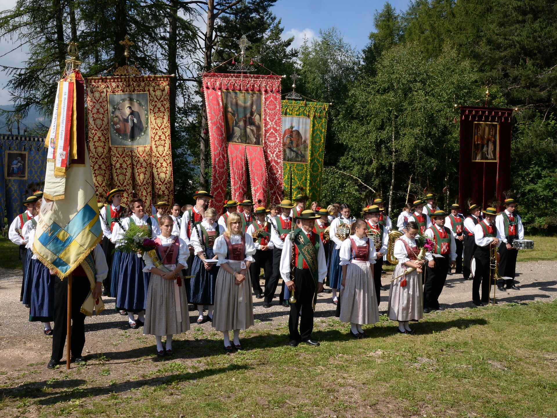 Concert of the music band of Deutschnofen | Nova Ponente Deutschnofen/Nova Ponente 1 suedtirol.info