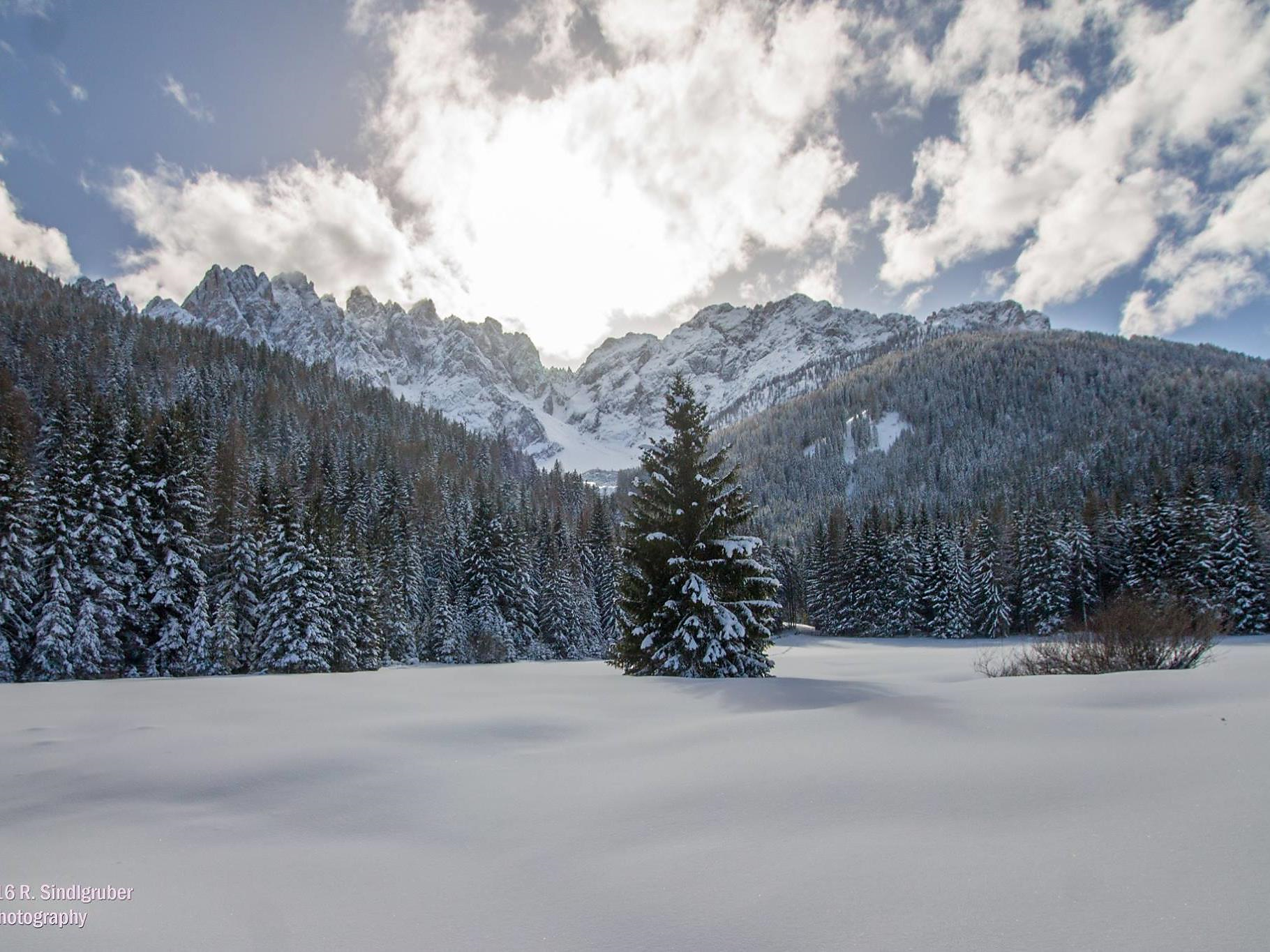 Schneeschuhwanderung Innichen - Wildbad - Riese Haunoldhütte - Dolomitenregion 3 Zinnen - #1 - suedtirol.info