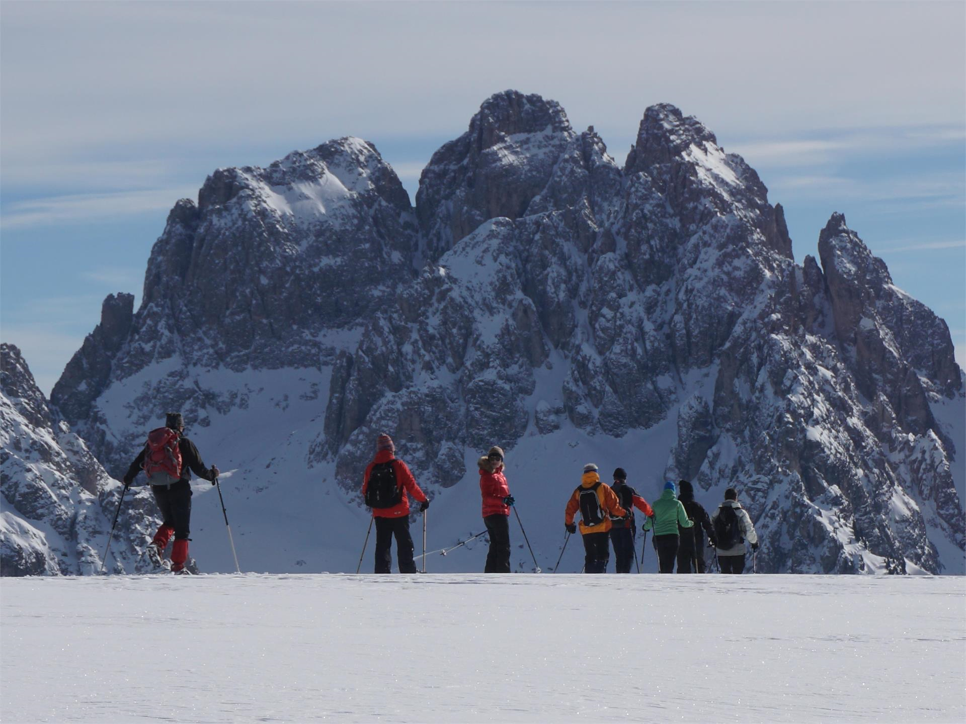 Schneeschuhwanderung Kreuzbergpass - Cima dei Colesei Innichen 1 suedtirol.info