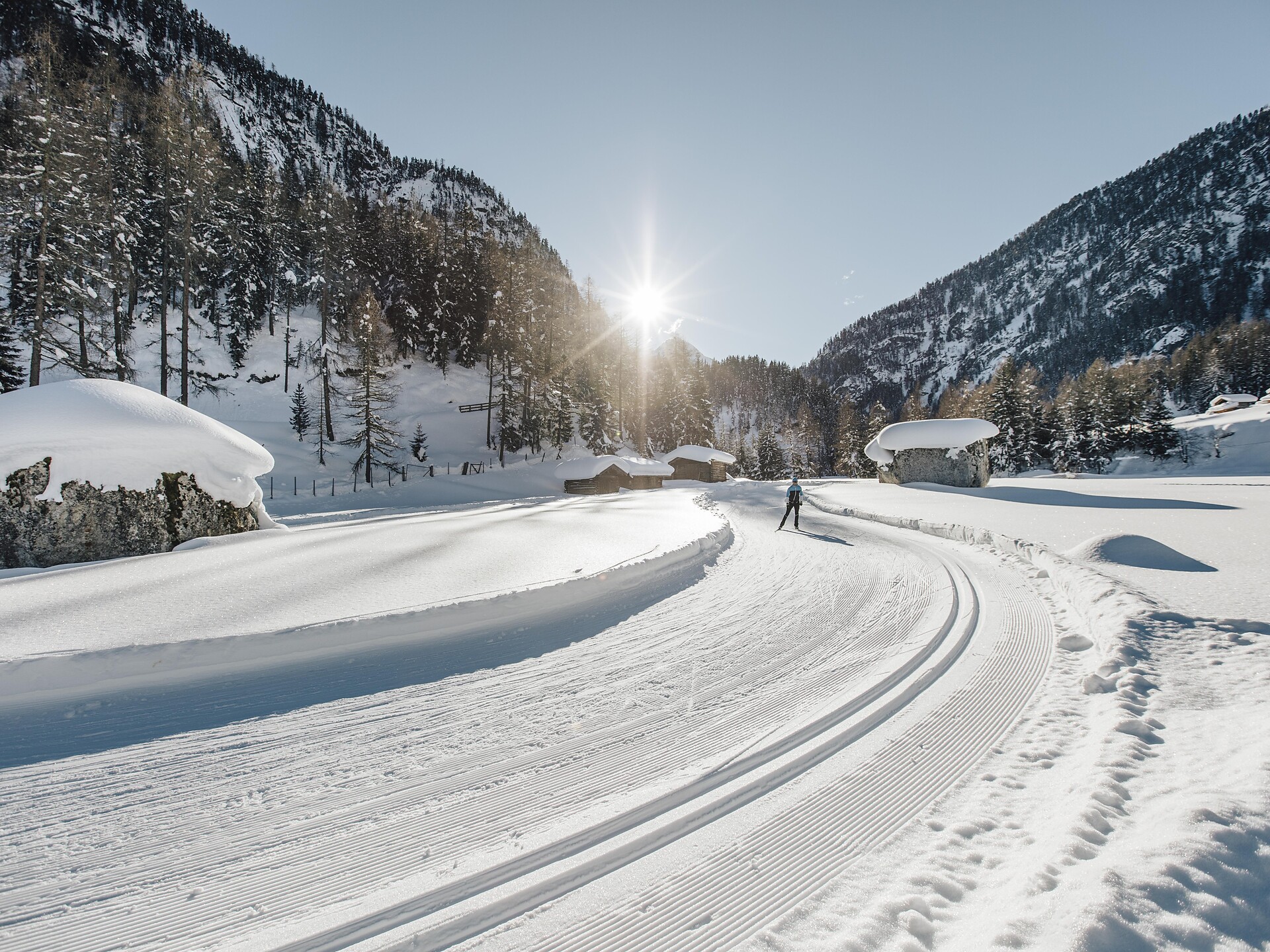 Corso introduttivo di sci di fondo presso il Centro Biathlon Martello - Val Venosta - #1 - suedtirol.info