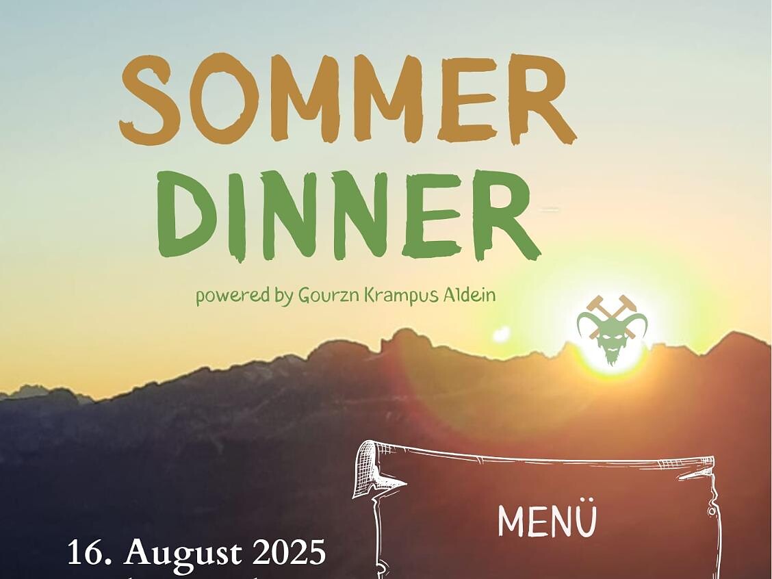 SOMMER DINNER powered by Gourzn Krampus Aldein -  - #1 - suedtirol.info