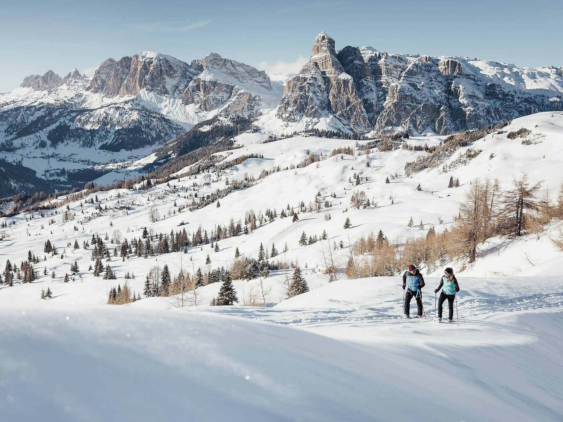Schneeschuhwanderung zu den Pisciadú Wasserfällen - Dolomitenregion Alta Badia - #2 - suedtirol.info