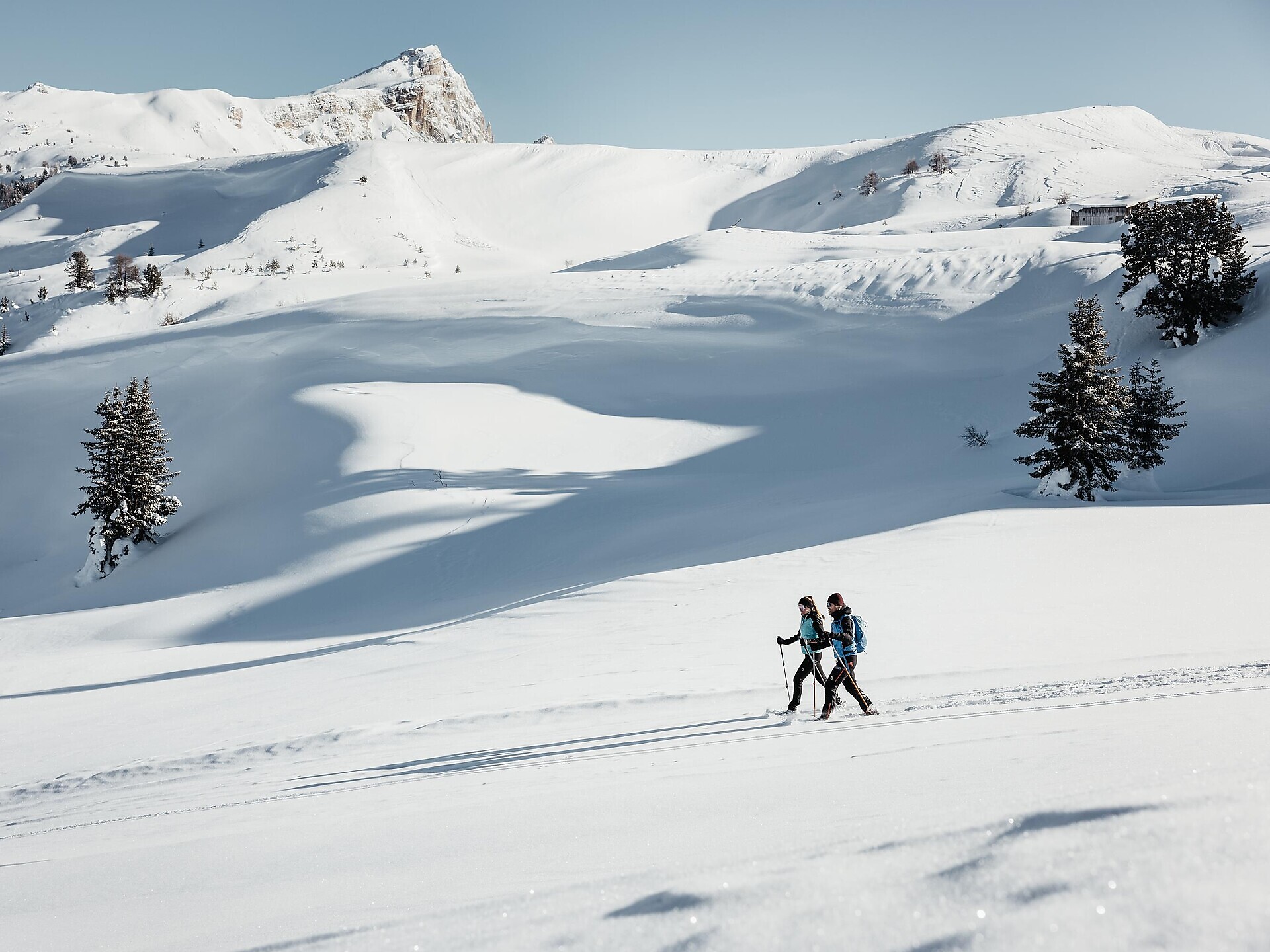 Schneeschuhwanderung zu den Pisciadú Wasserfällen - Dolomitenregion Alta Badia - #1 - suedtirol.info