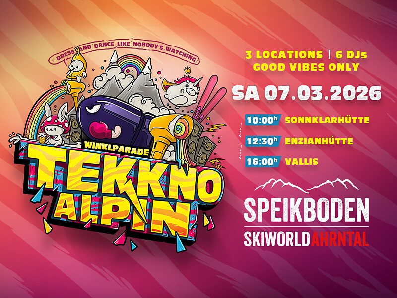 TEKKNOALPIN am Speikboden by Winklparade | Techno-Event - Ahrntal - #1 - suedtirol.info