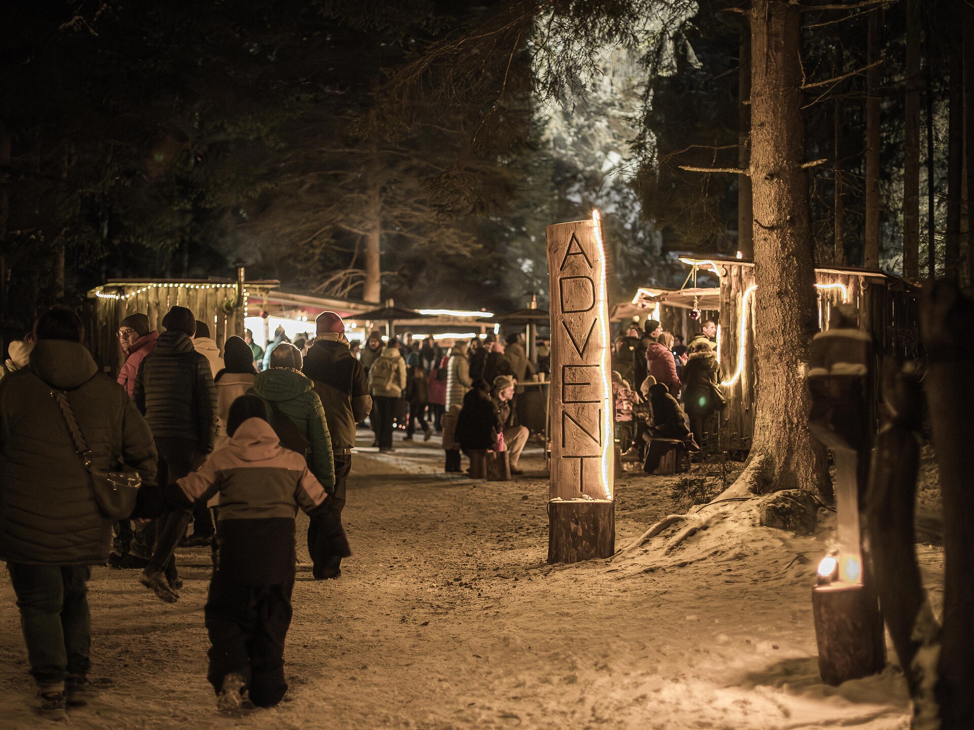 Taufrer Advent: Weihnachtszauberwald am Reinbach-Wasserfall - Ahrntal - #3 - suedtirol.info