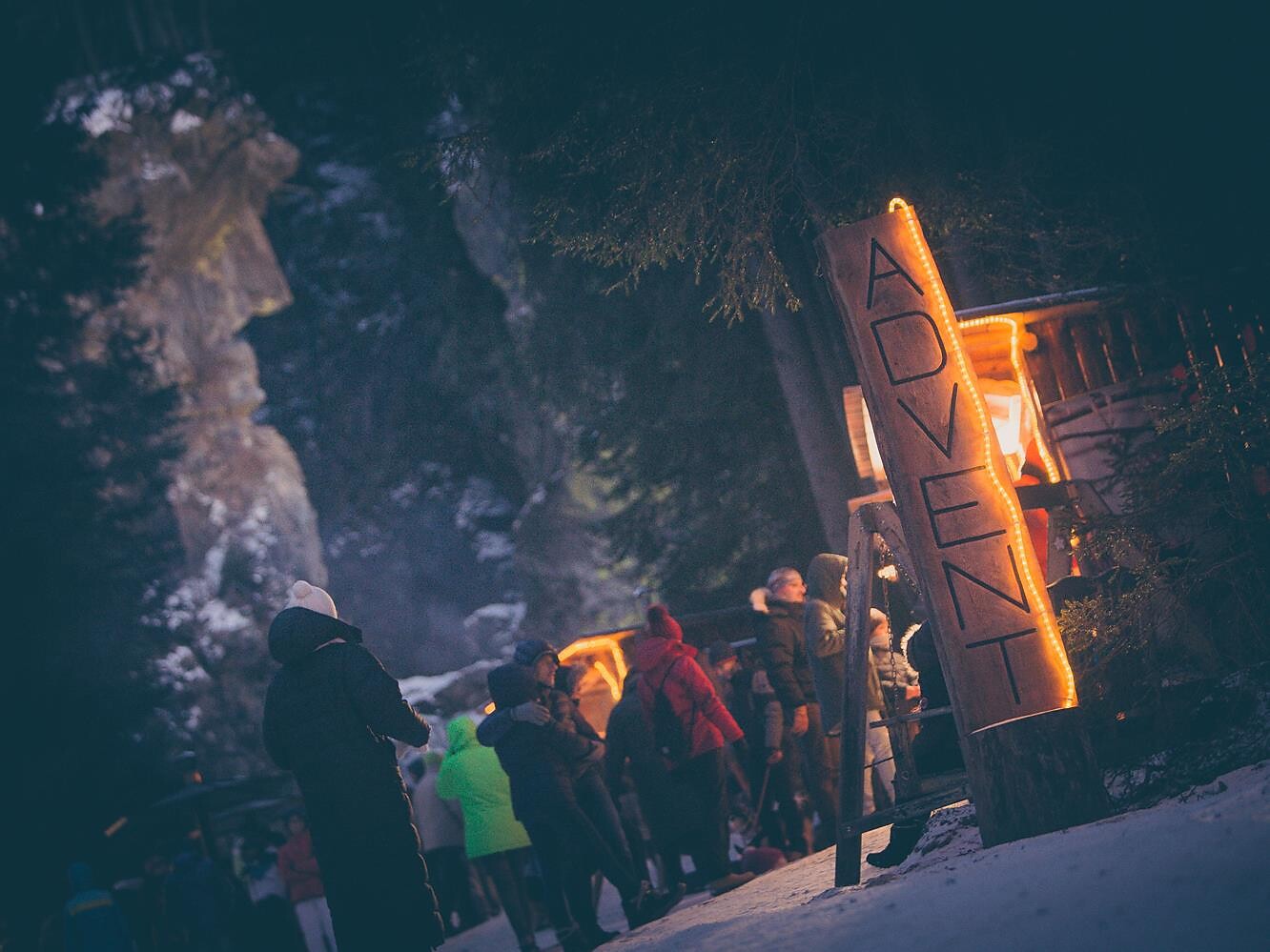 Taufrer Advent: Weihnachtszauberwald am Reinbach-Wasserfall - Ahrntal - #1 - suedtirol.info