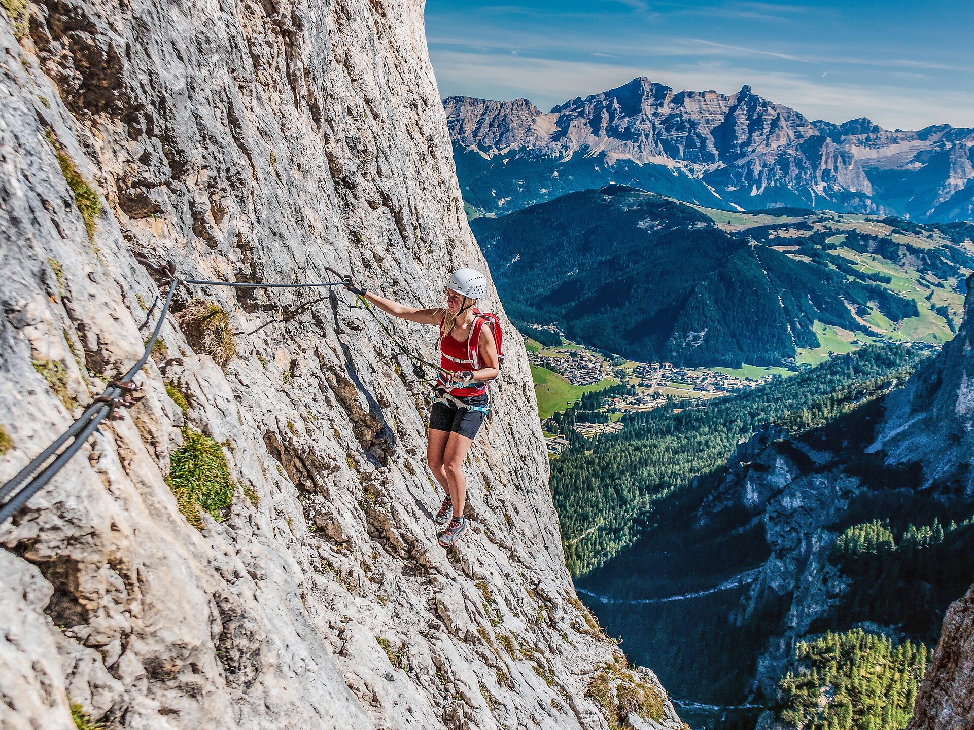 Tridentina, via ferrata nel bagliore alpino - Munts dl Altonn - Regione dolomitica Alta Badia - #1 - suedtirol.info