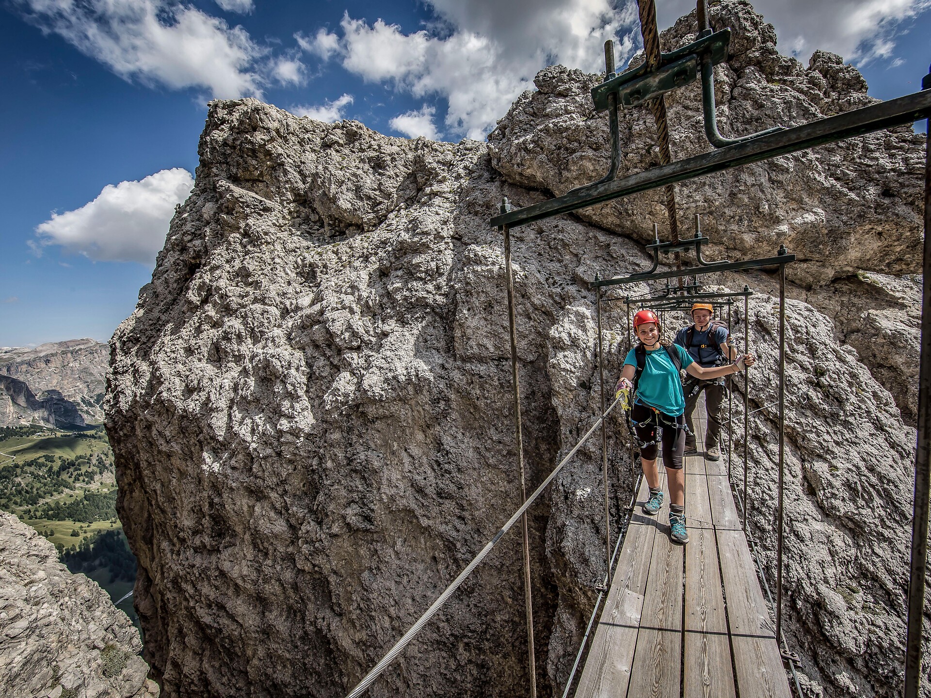 Tridentina, via ferrata nel bagliore alpino - Munts dl Altonn - Regione dolomitica Alta Badia - #2 - suedtirol.info