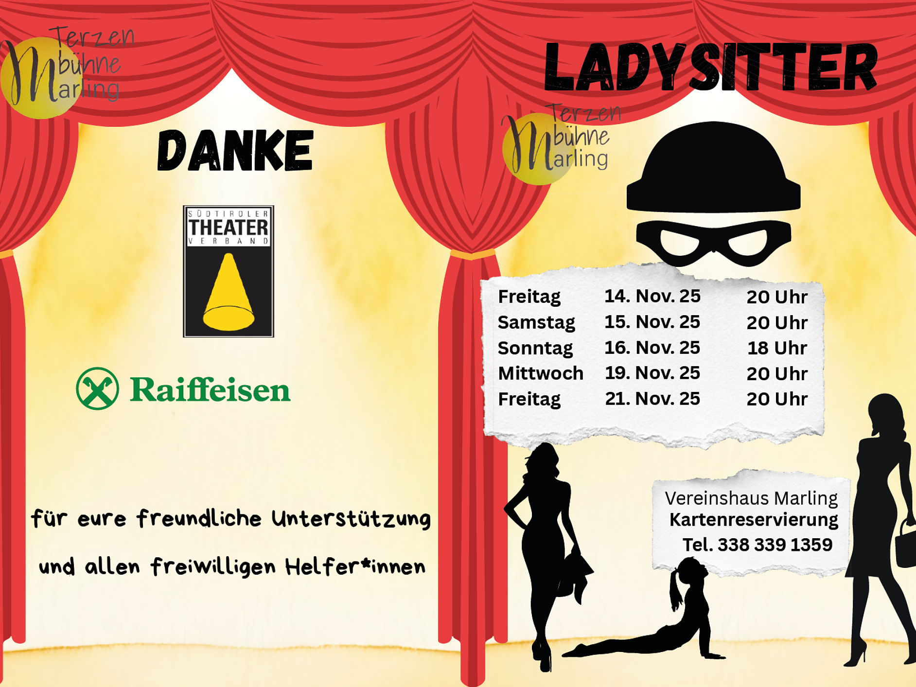 Spettacolo teatrale: Ladysitter - Merano e dintorni - #1 - suedtirol.info