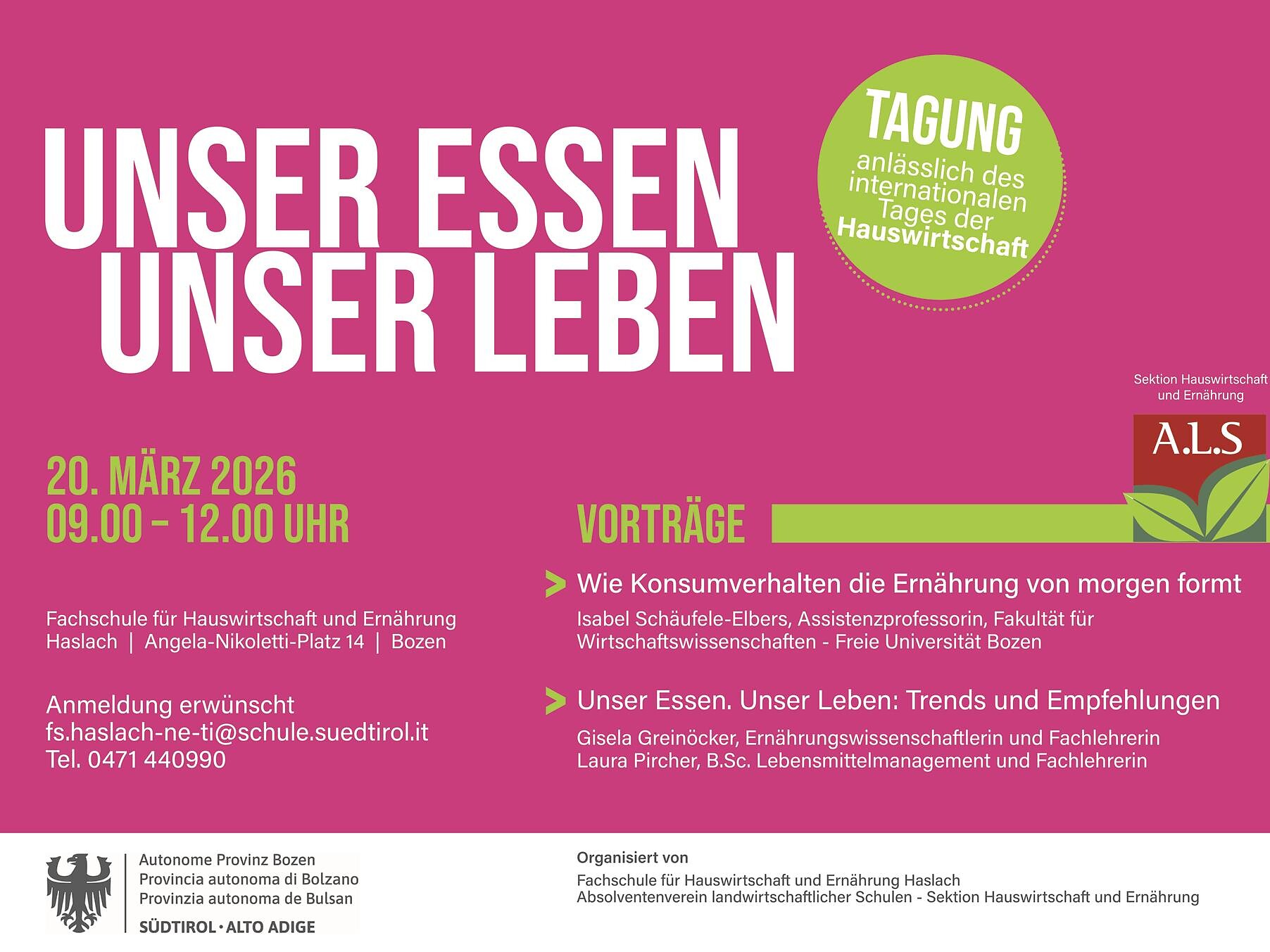 Unser Essen - Unser Leben - Bozen und Umgebung - #1 - suedtirol.info