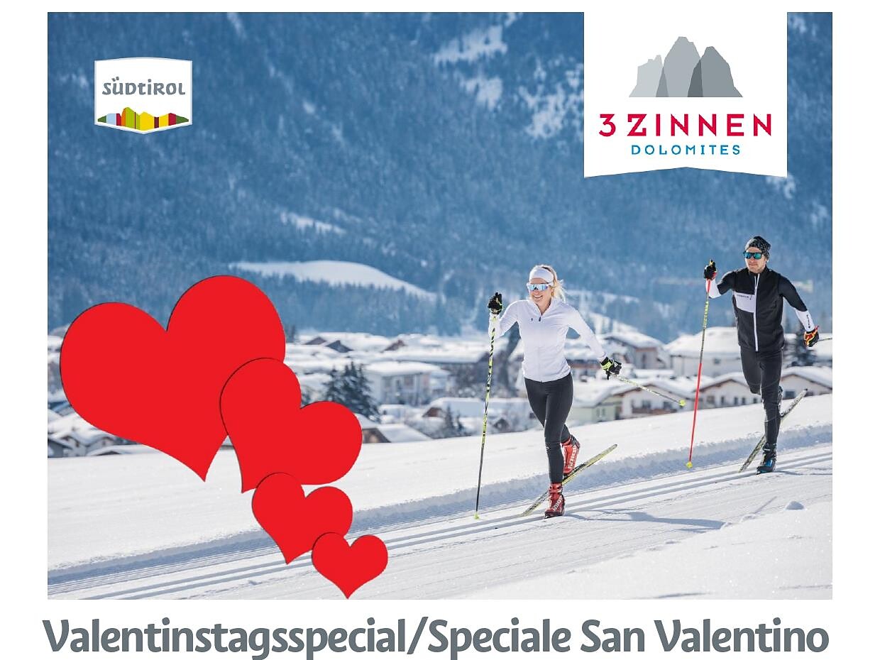 Speciale S. Valentino per lo sci di fondo. - Regione dolomitica 3 Cime - #1 - suedtirol.info