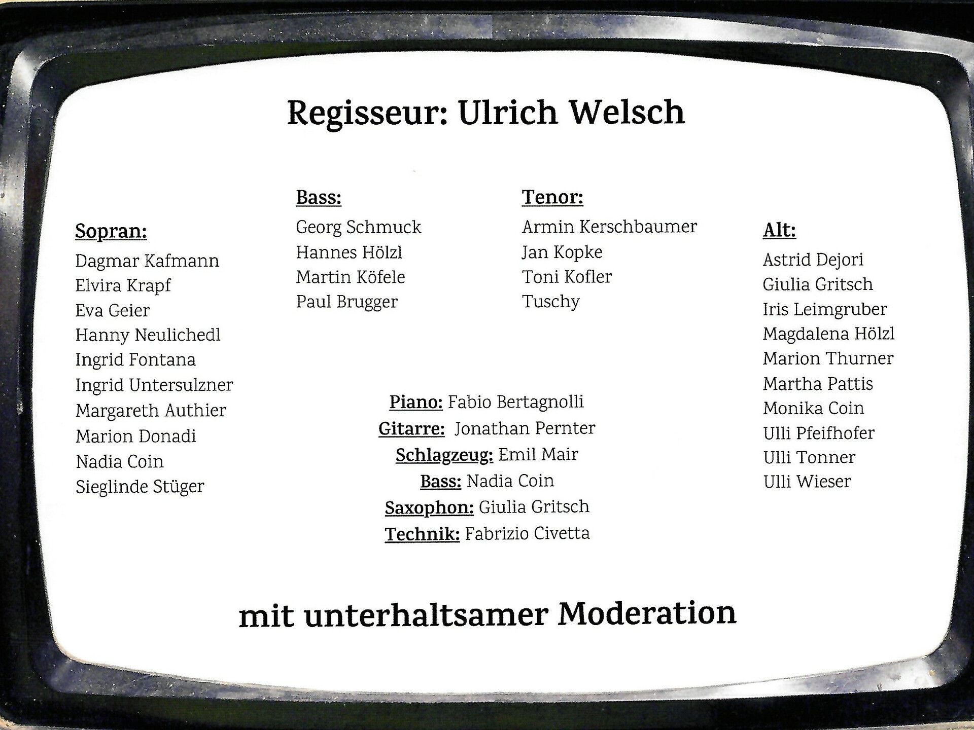 Vox und Ensemble Terlan im Fernsehen - Südtiroler Weinstraße - #4 - suedtirol.info