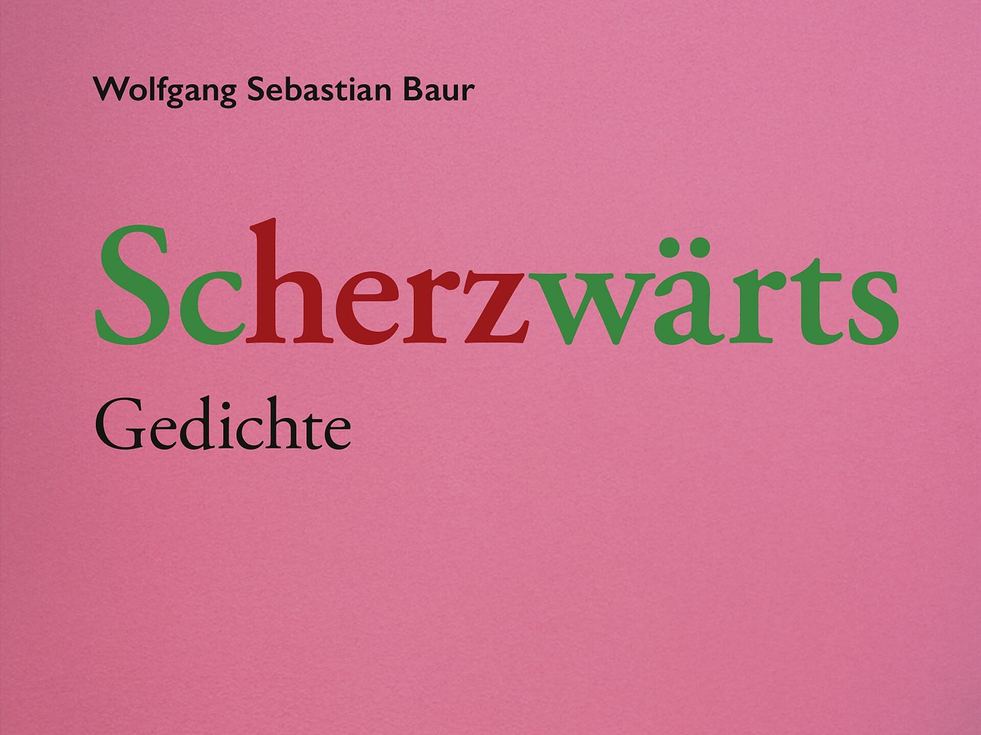 Vorstellung des Gedichtbandes Scherzwärts - Meran und Umgebung - #1 - suedtirol.info