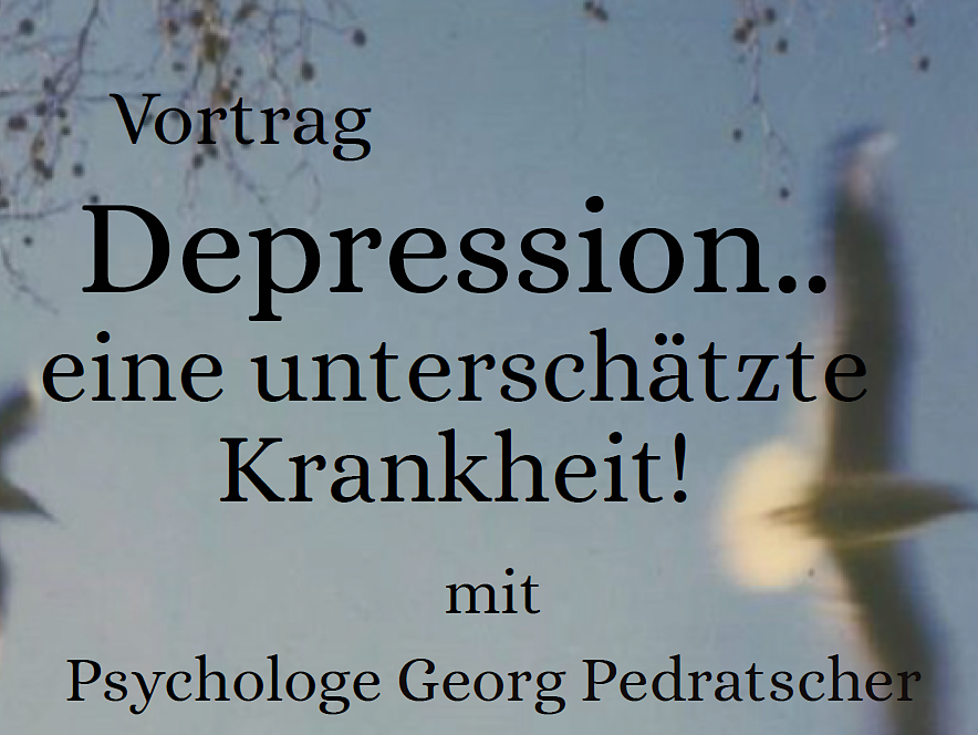 Conferenza: Depressione... una malattia sottovalutata, in lingua tedesca Velturno 1 suedtirol.info