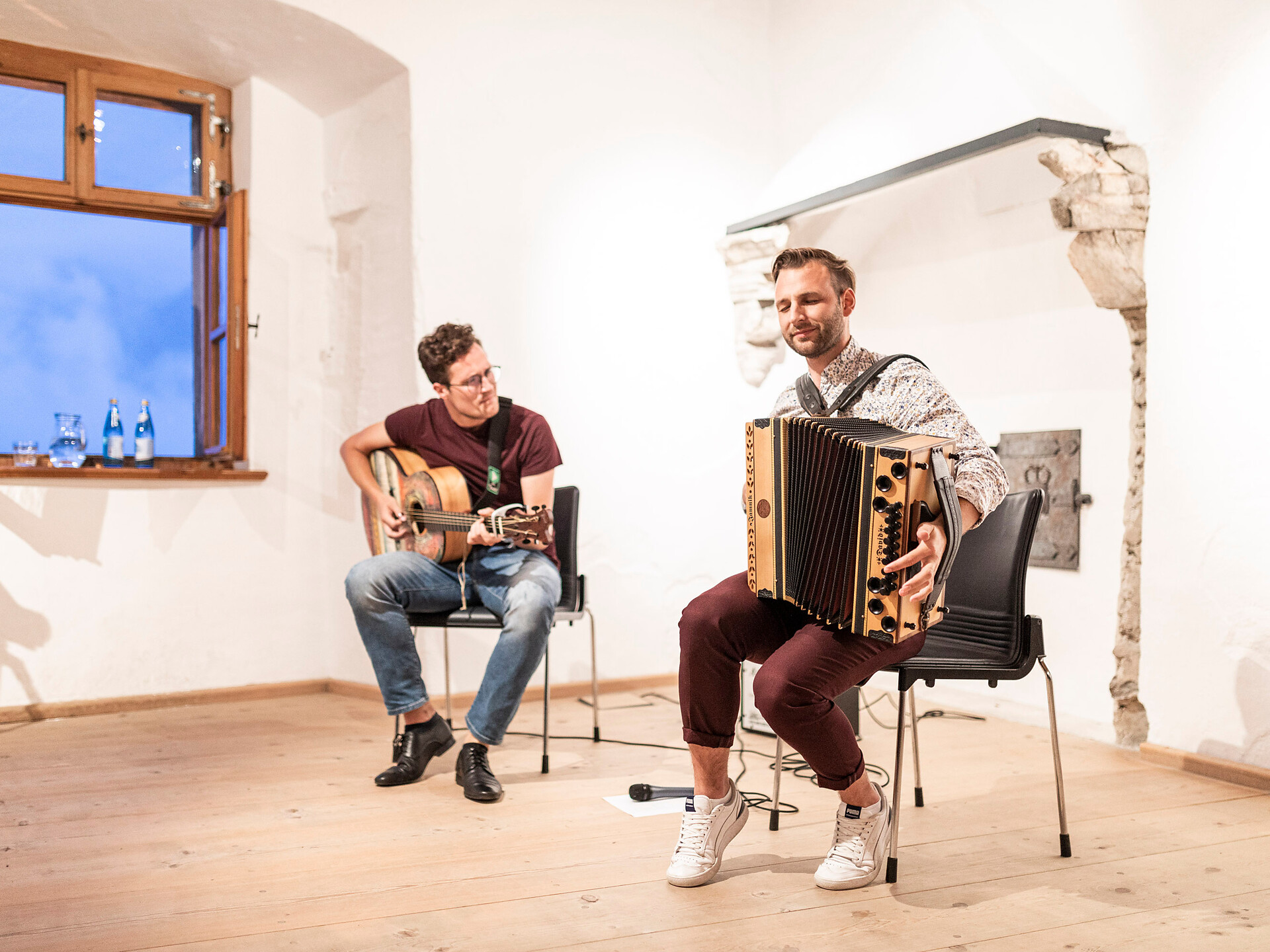 WeinKlänge im Vineum Keller | David Frank & Marc Perin - Südtiroler Weinstraße - #3 - suedtirol.info