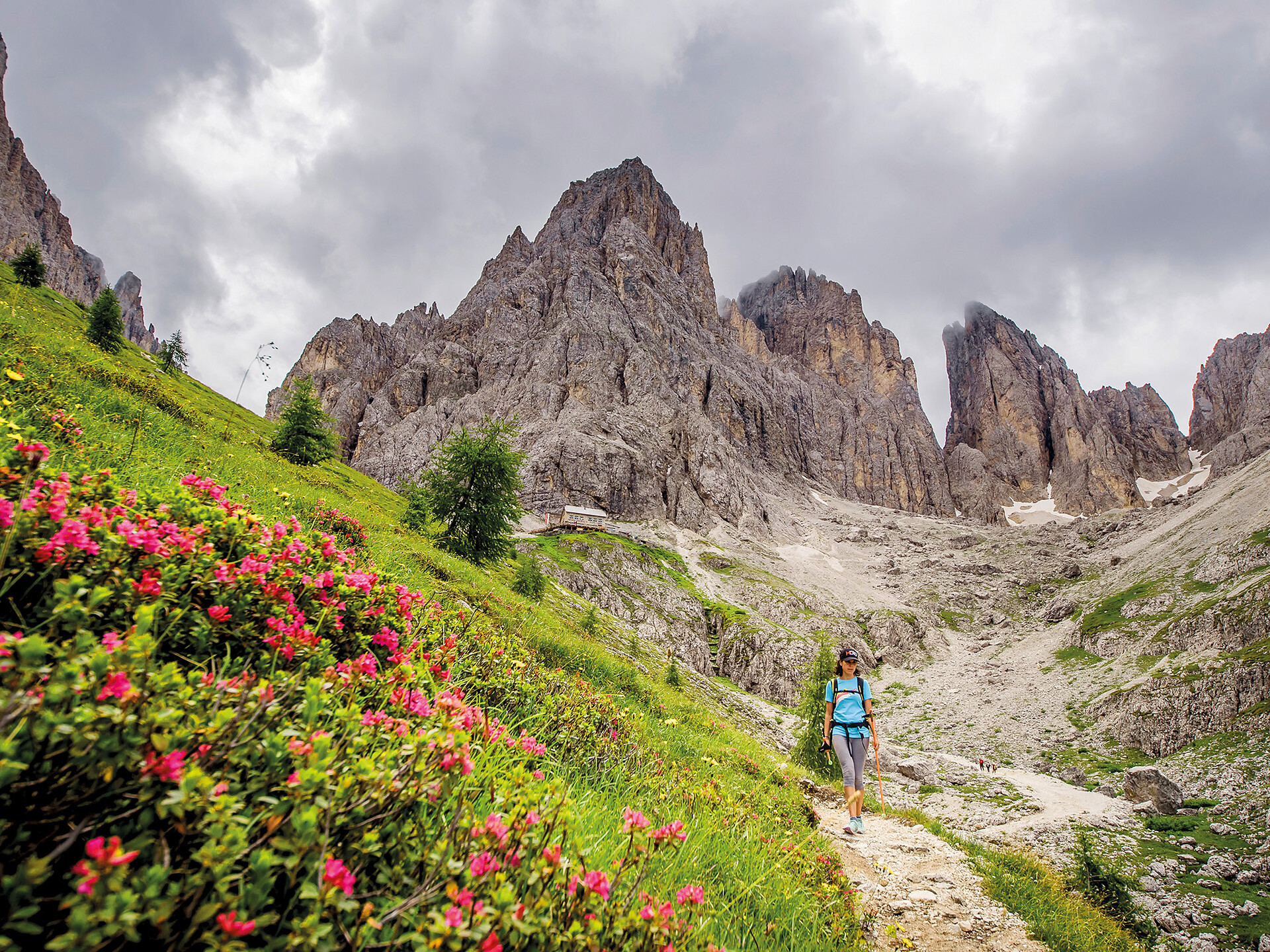 Gita in uno spettacolo naturale-Attraverso la Forcella Sassolungo al Passo Sella Santa Cristina Val Gardena 3 suedtirol.info