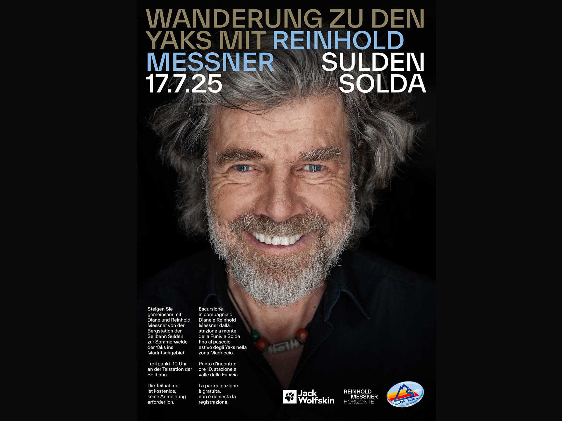 Wanderung zu den Yaks mit Reinhold Messner - Vinschgau - #1 - suedtirol.info