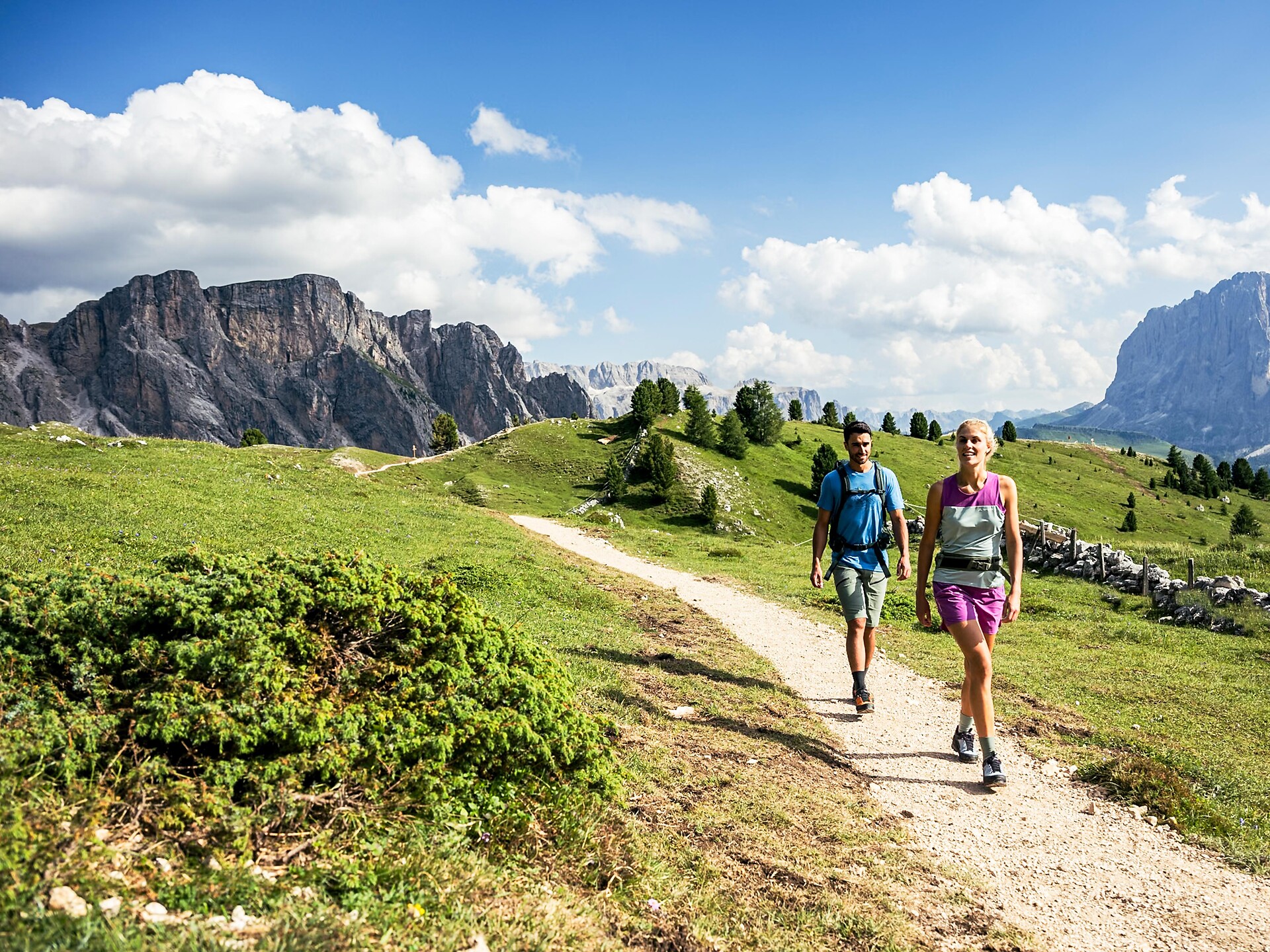 Hike below the Odle in the Puez-Odle Nature Park - UNESCO World Heritage Site S.Crestina Gherdëina/Santa Cristina Val Gardana 1 suedtirol.info