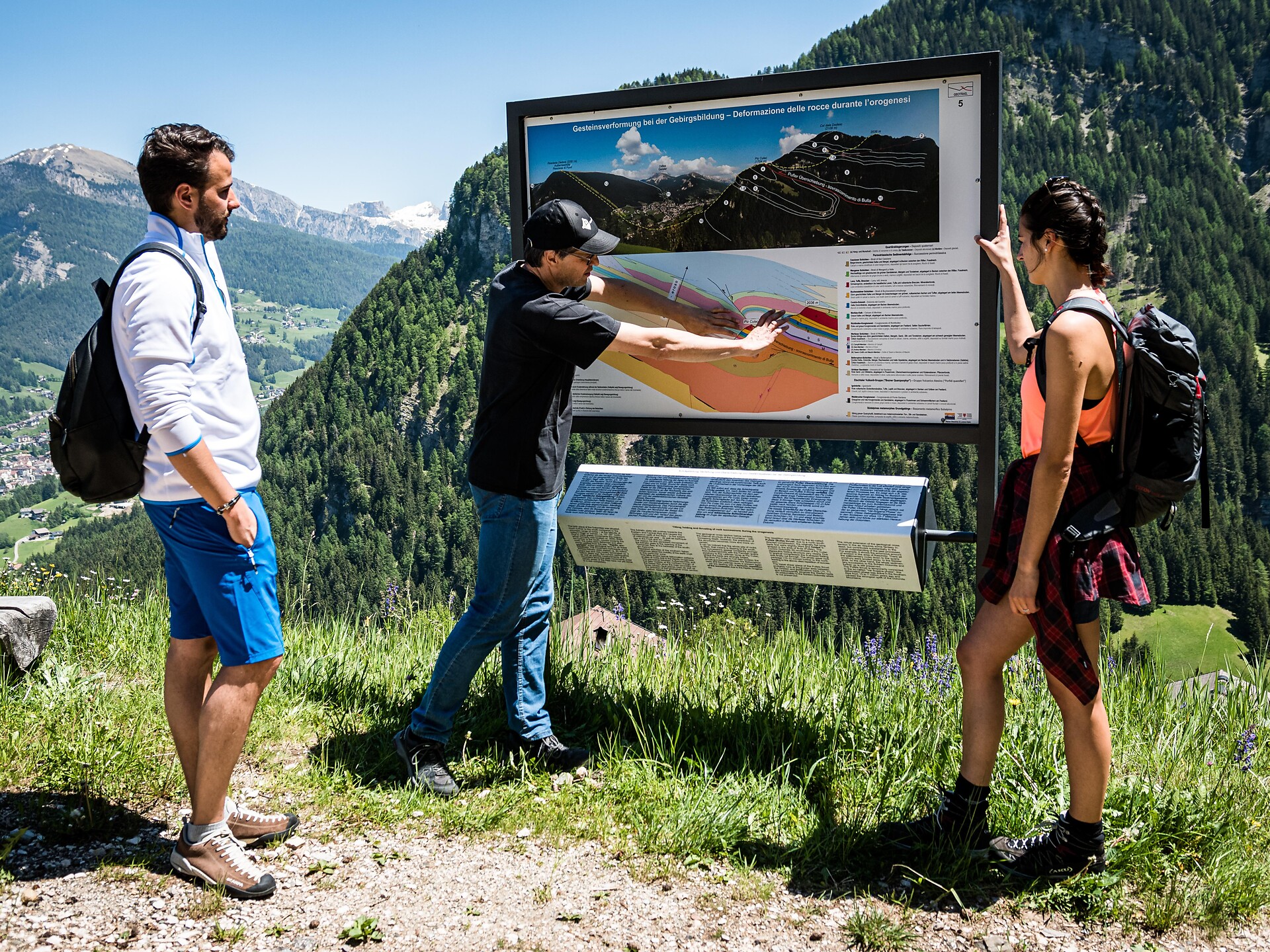 Wanderung auf dem Geotrail Pufels St.Ulrich 3 suedtirol.info