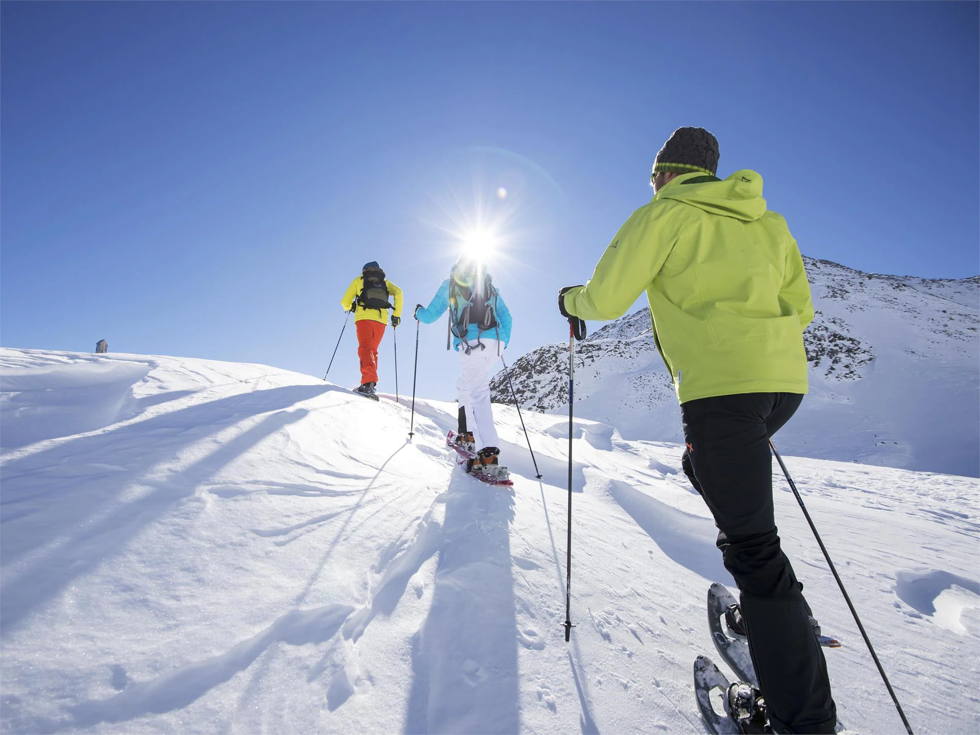 Discover the Schnalstal Glacier World on snow shoes Schnals/Senales 1 suedtirol.info