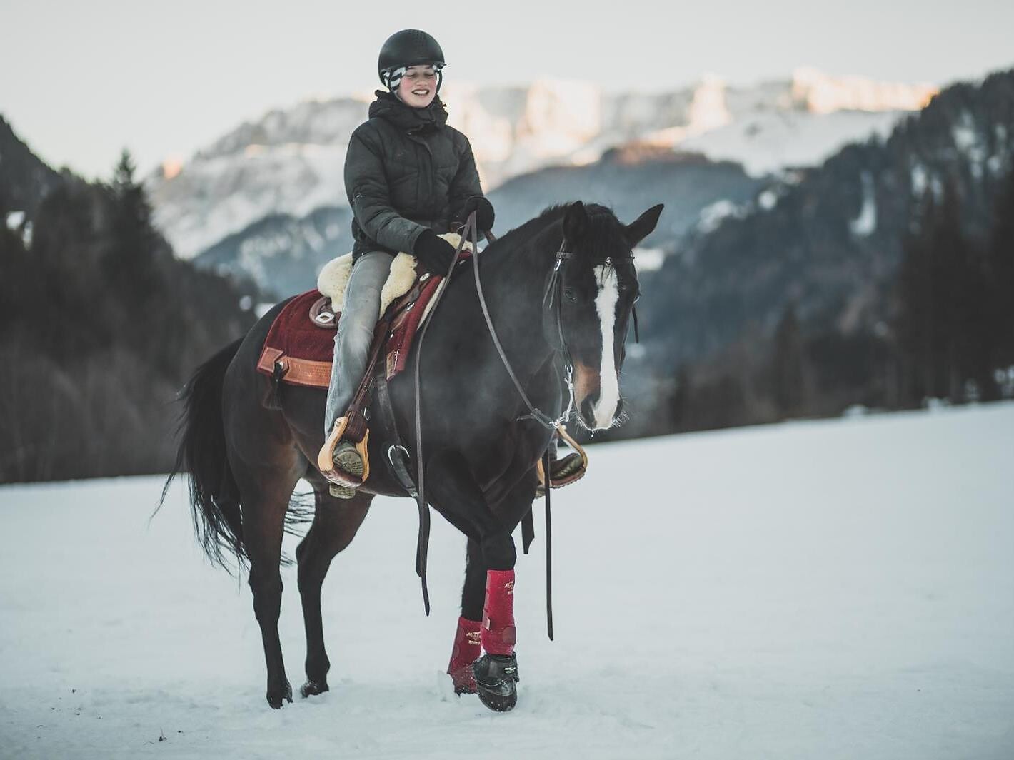 Winterliches Reiterlebnis - Dolomitenregion Gröden - #3 - suedtirol.info