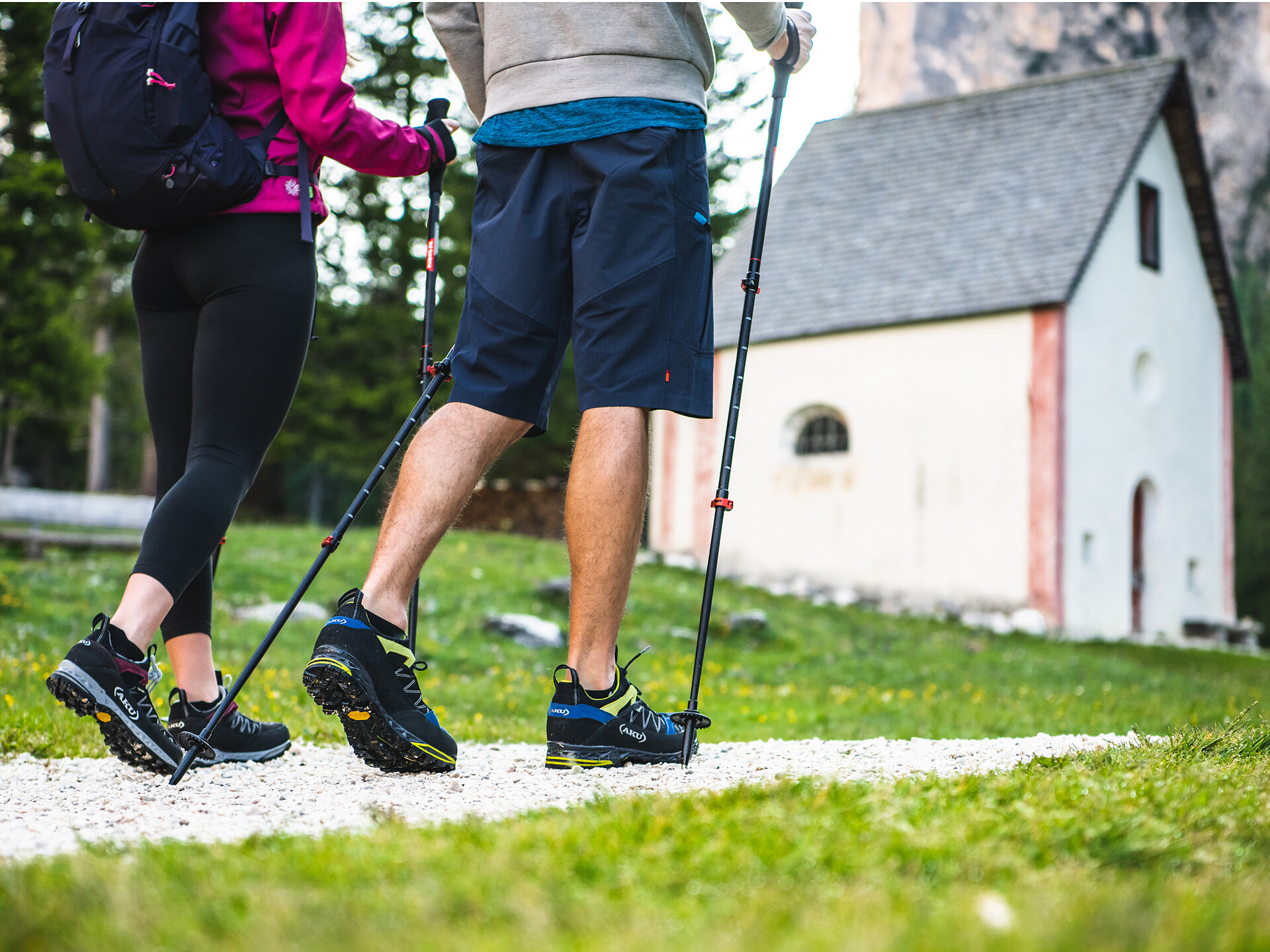 Tecniche di escursionismo – camminata sicura e uso corretto dei bastoncini Selva 1 suedtirol.info