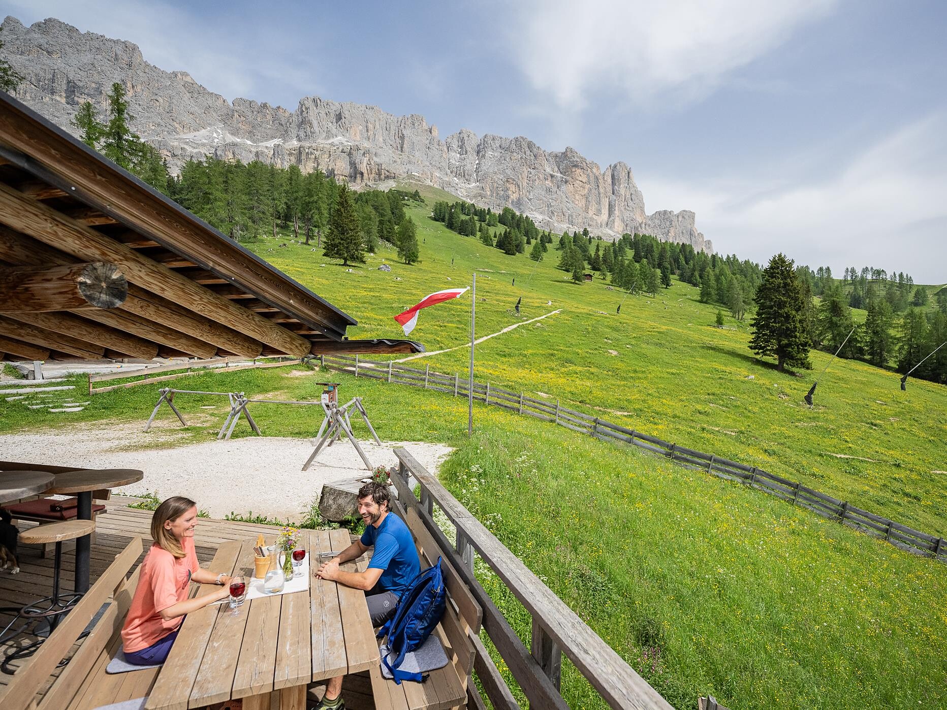 Wanderung über die Almhütte Messnerjoch zur Haniger Schwaige - Dolomitenregion Eggental - #3 - suedtirol.info