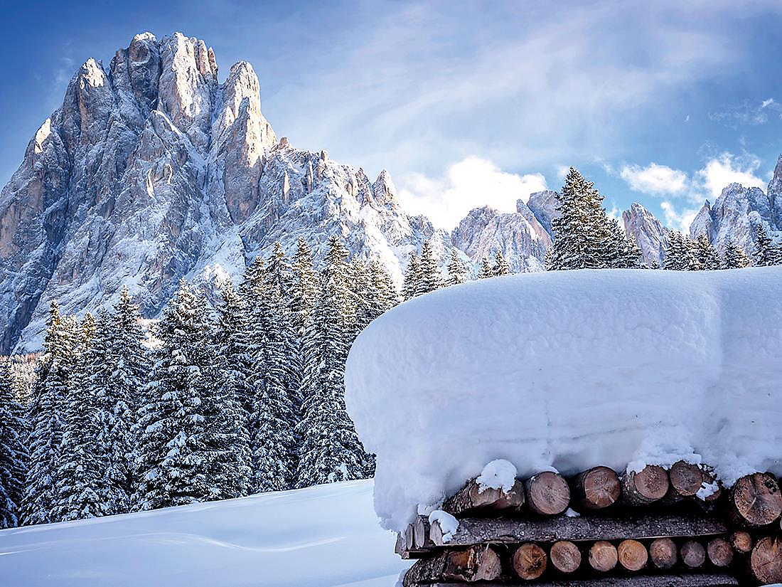 Winterwandern und Rodelspaß unter dem Langkofel - Dolomitenregion Gröden - #2 - suedtirol.info